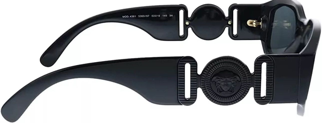 Versace Versace Biggie black on black sunglasses Size ONE SIZE - 4 Thumbnail
