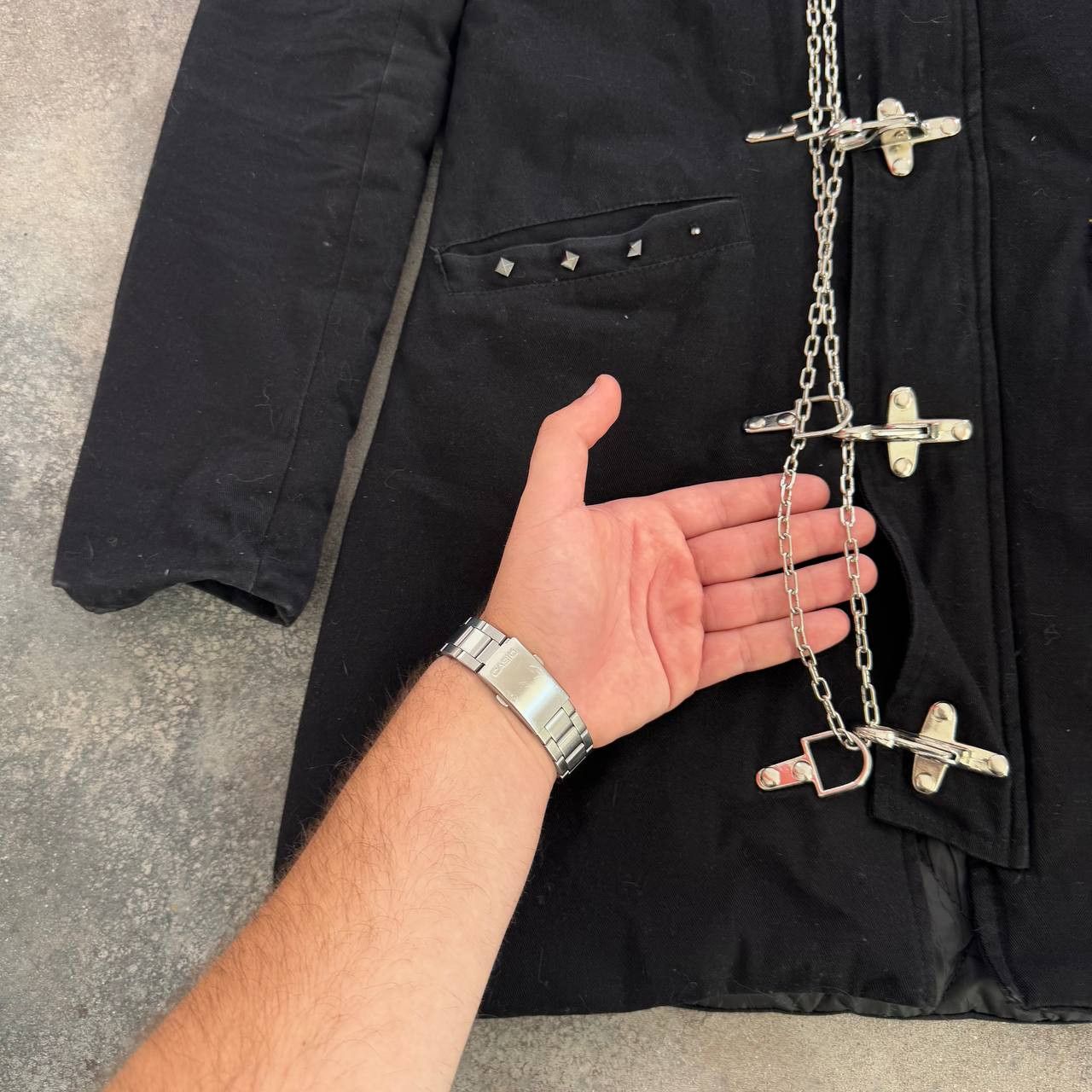 If Six Was Nine Gothicana Chain Details Gothic Punk Unisex Jacket Size US S / EU 44-46 / 1 - 8 Thumbnail