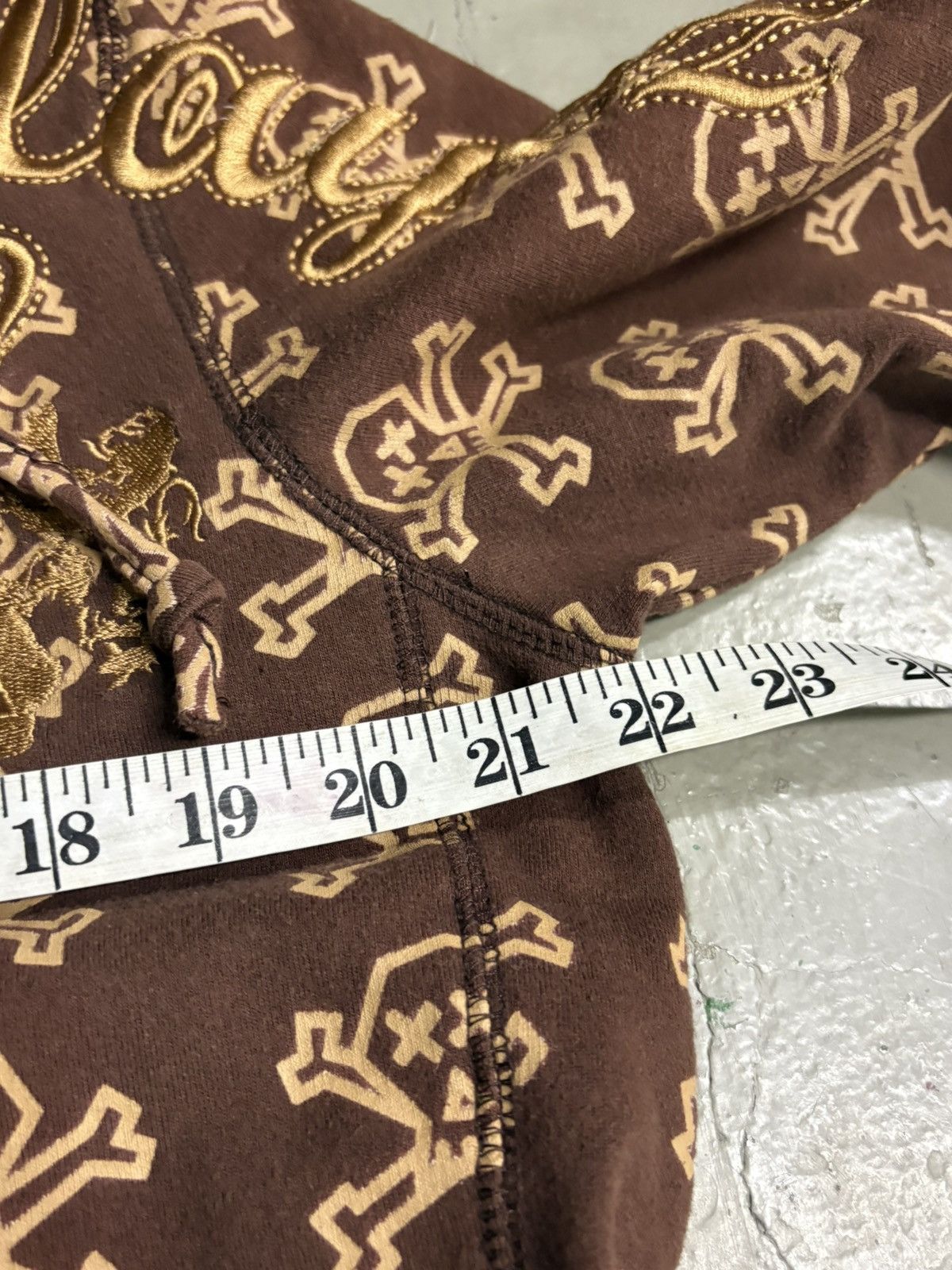 KMRii International Playez Skulls Stussy Inspired hoodie distress Size US L / EU 52-54 / 3 - 15 Thumbnail