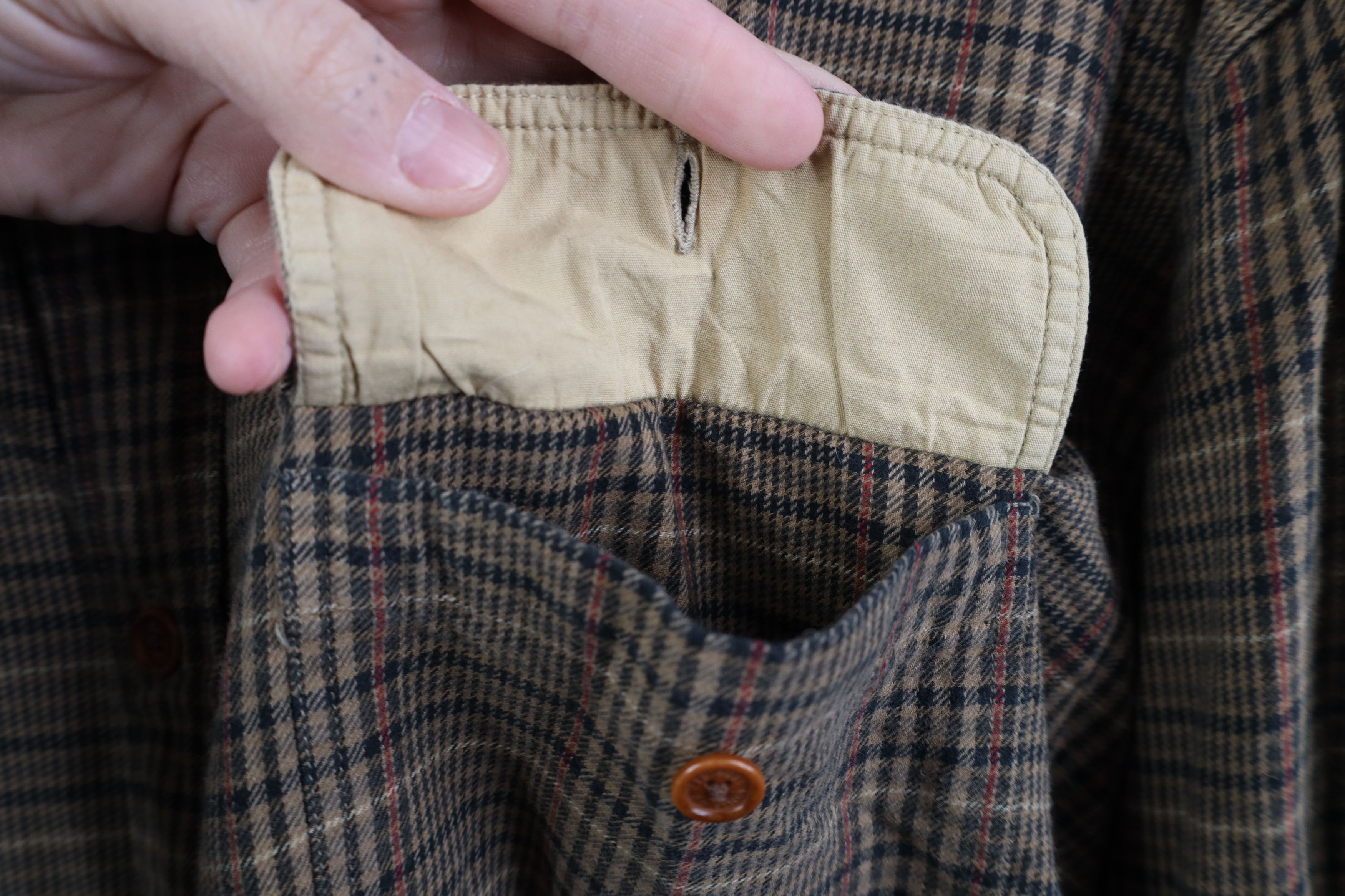 Orvis Vintage 90s Orvis Flannel Collared Button Down Shirt Size US XL / EU 56 / 4 - 6 Thumbnail