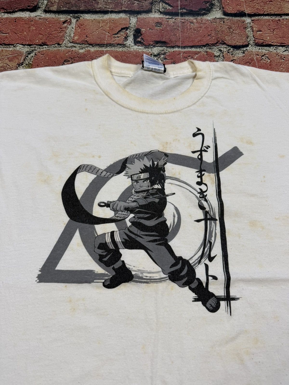 Anime Japanese Anime Vintage NARUTO Uzumaki Tee 2002 Y2K Stains Size US M / EU 48-50 / 2 - 5 Thumbnail