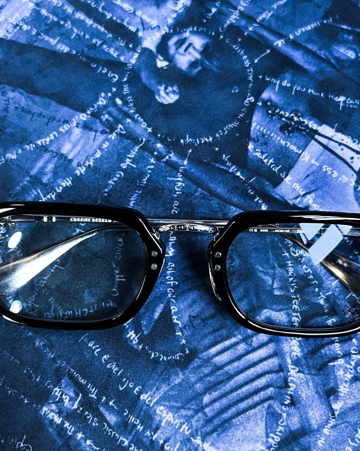 Chrome Hearts ‘SNAT’ SILVER DAGGER GLASSES Size ONE SIZE - 6 Thumbnail