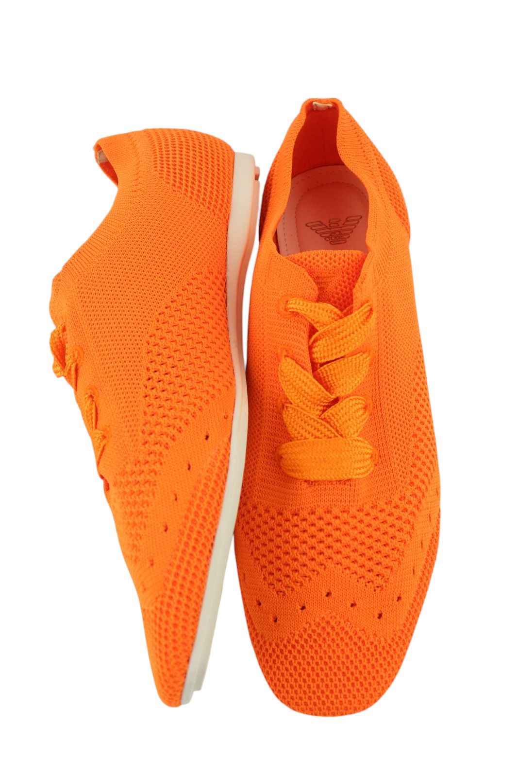 Emporio Armani X3C148 EU37 Orange Low Flat Sneakers 84779 Size US 6 / IT 36 - 5 Thumbnail