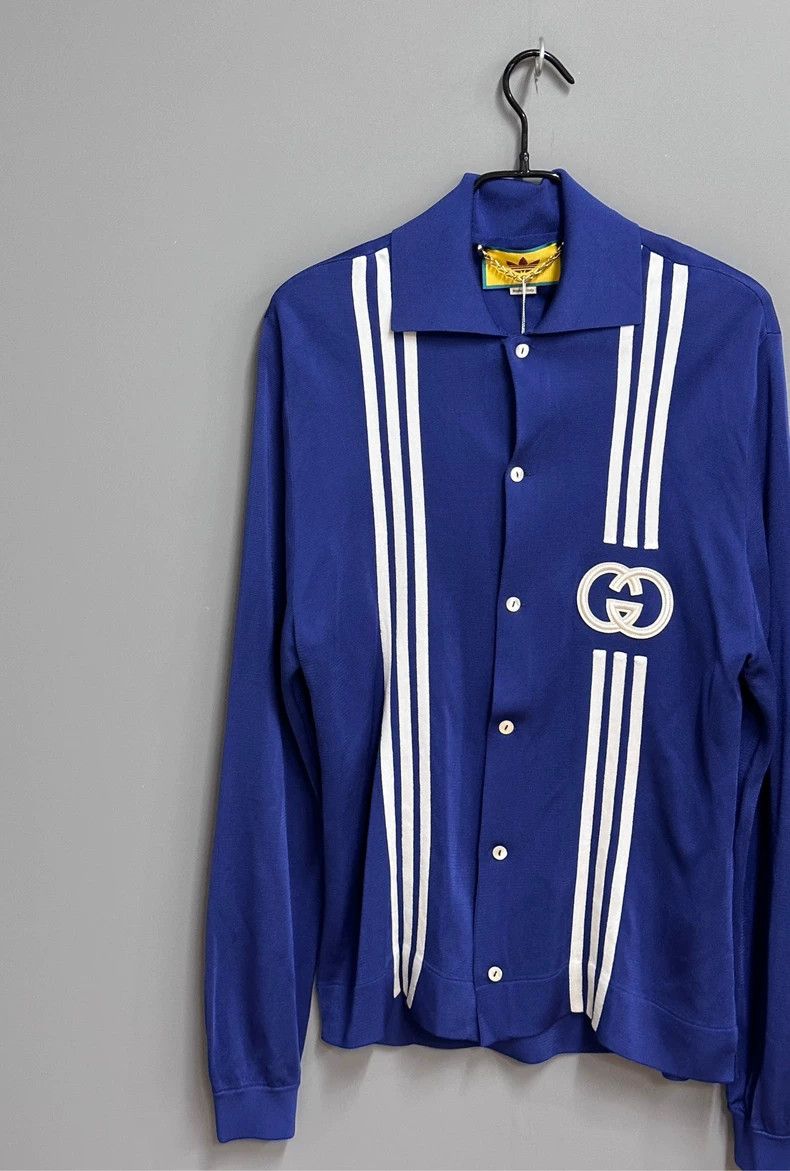 Gucci Gucci Striped logo shirt jacket 2501-Nextarrow Size US L / EU 52-54 / 3 - 4 Thumbnail