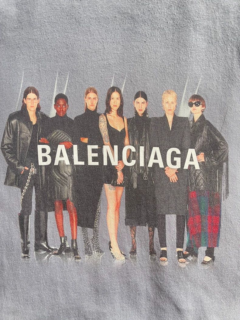 Balenciaga Balenciaga Band Portrait Print Logo Short Sleeve T-Shirt 25 Size US XS / EU 42 / 0 - 3 Thumbnail