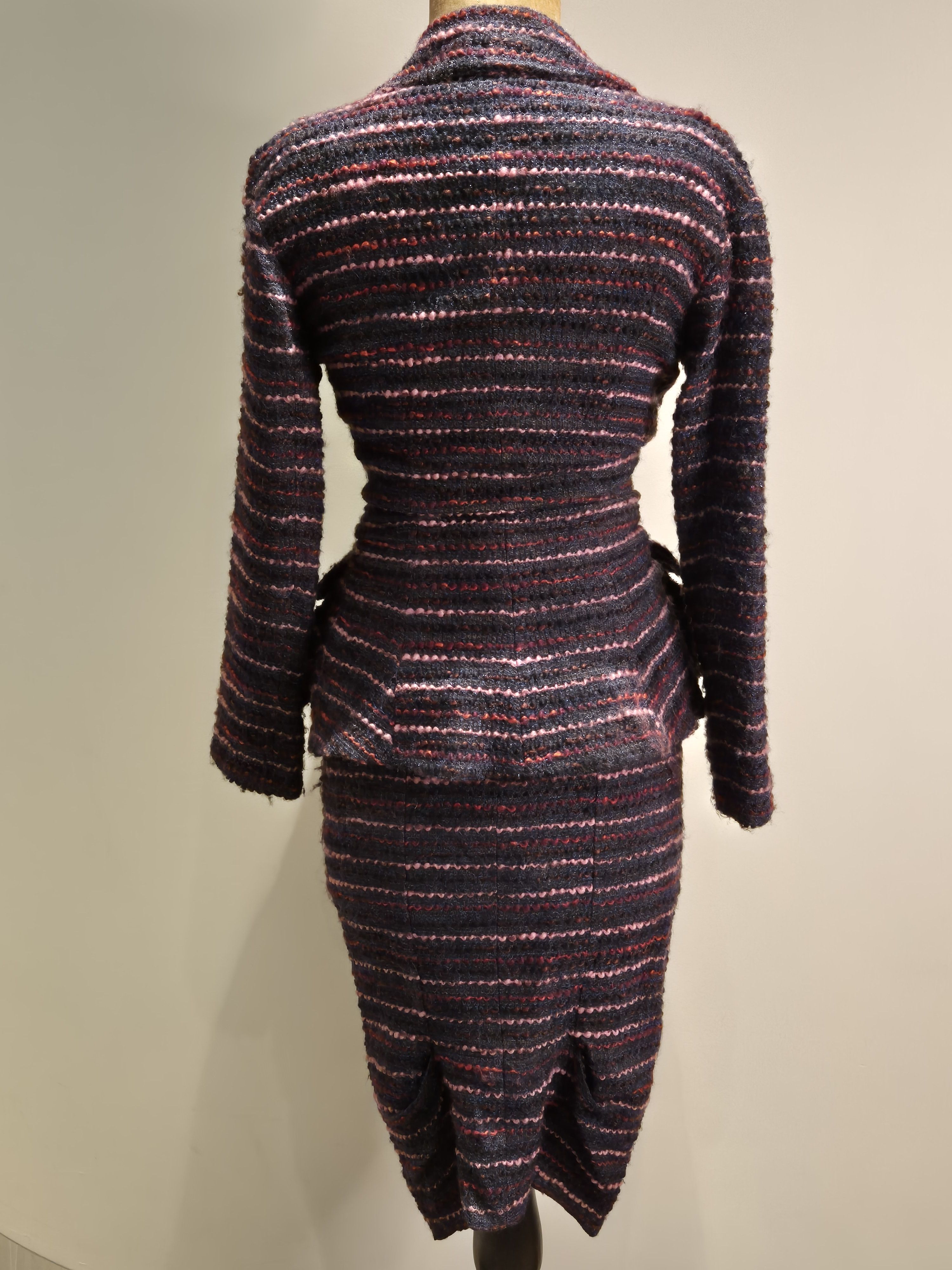 Nina Ricci Nina Ricci wool/silk boucle 2 piece suit Y2K Size XS / US 0-2 / IT 36-38 - 2 Thumbnail
