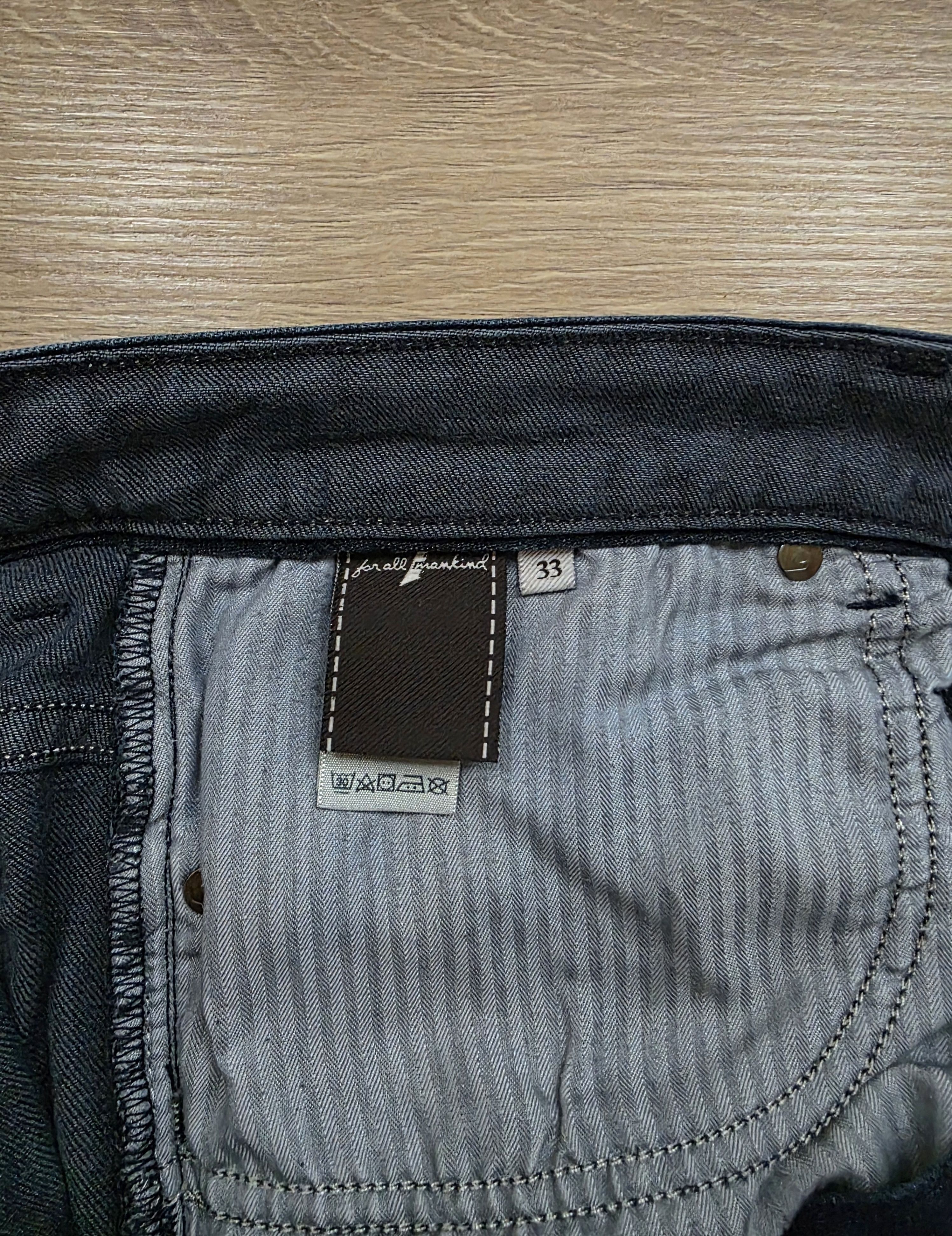 7 For All Mankind 7 For All Mankind Chad slim fit men's jeans 33 Size US 33 - 7 Thumbnail