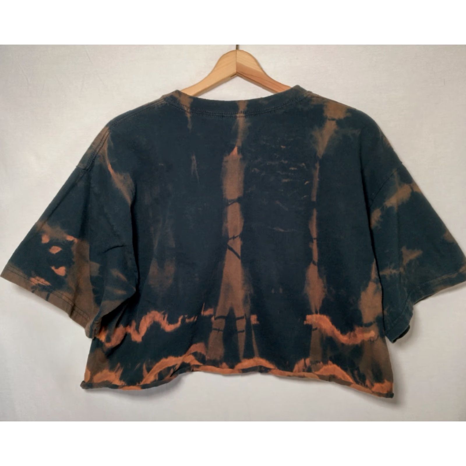 Gildan VINTAGE Gildan Unisex Cotton T-Shirt Cropped Rainbow Waterfall Niagra Falls Canada Graphic Black L Fall Summer Women Men Size US L / EU 52-54 / 3 - 5 Thumbnail