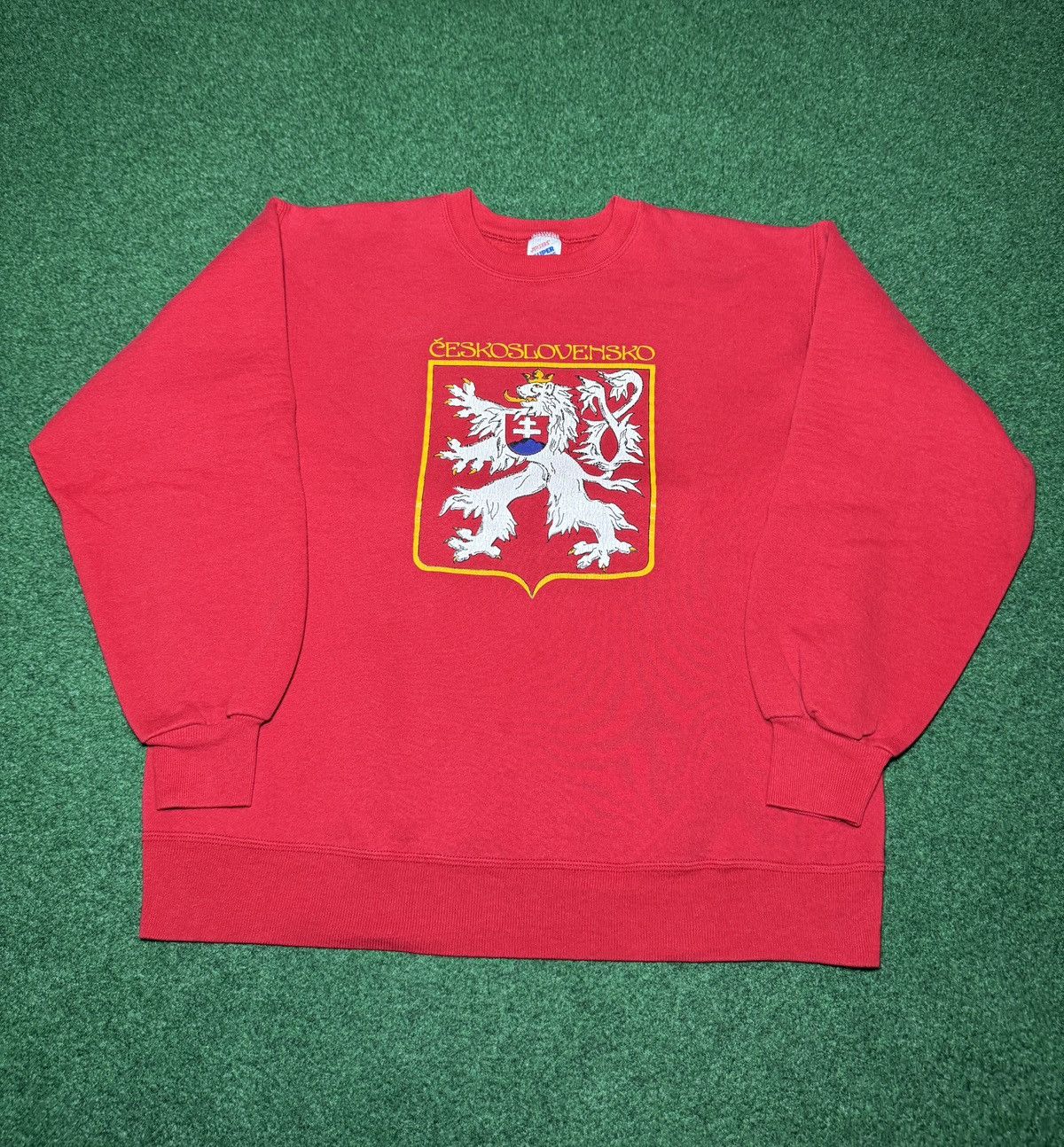 Jerzees Vintage Czechoslovakia 80s Sweatshirt L/XL 24x26 Crewneck Size US L / EU 52-54 / 3 - 1 Thumbnail