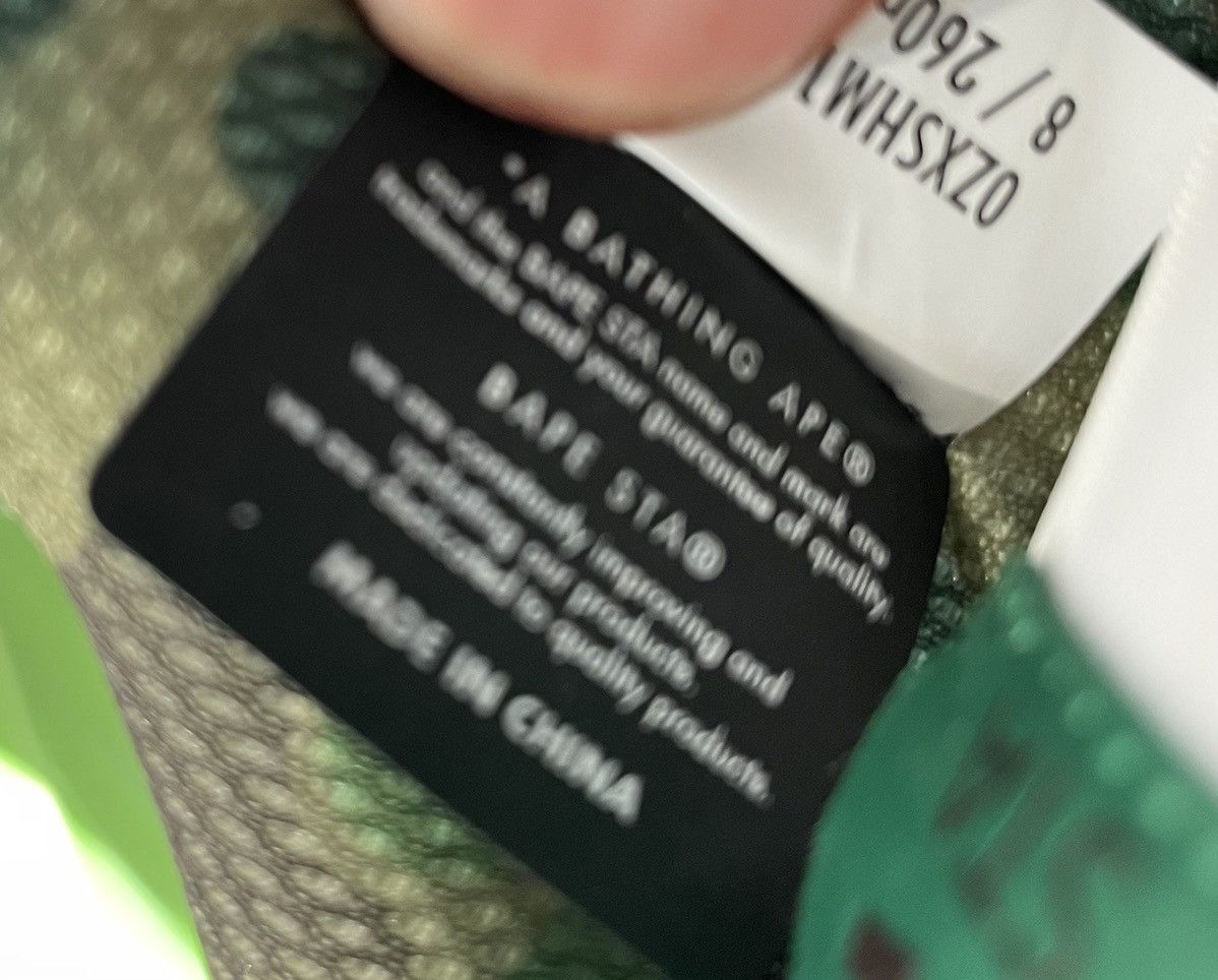 Bape A Bathing Ape Bape SK8 Sta ABC Camo Green (2022) Size US 8 / EU 41 - 16 Thumbnail