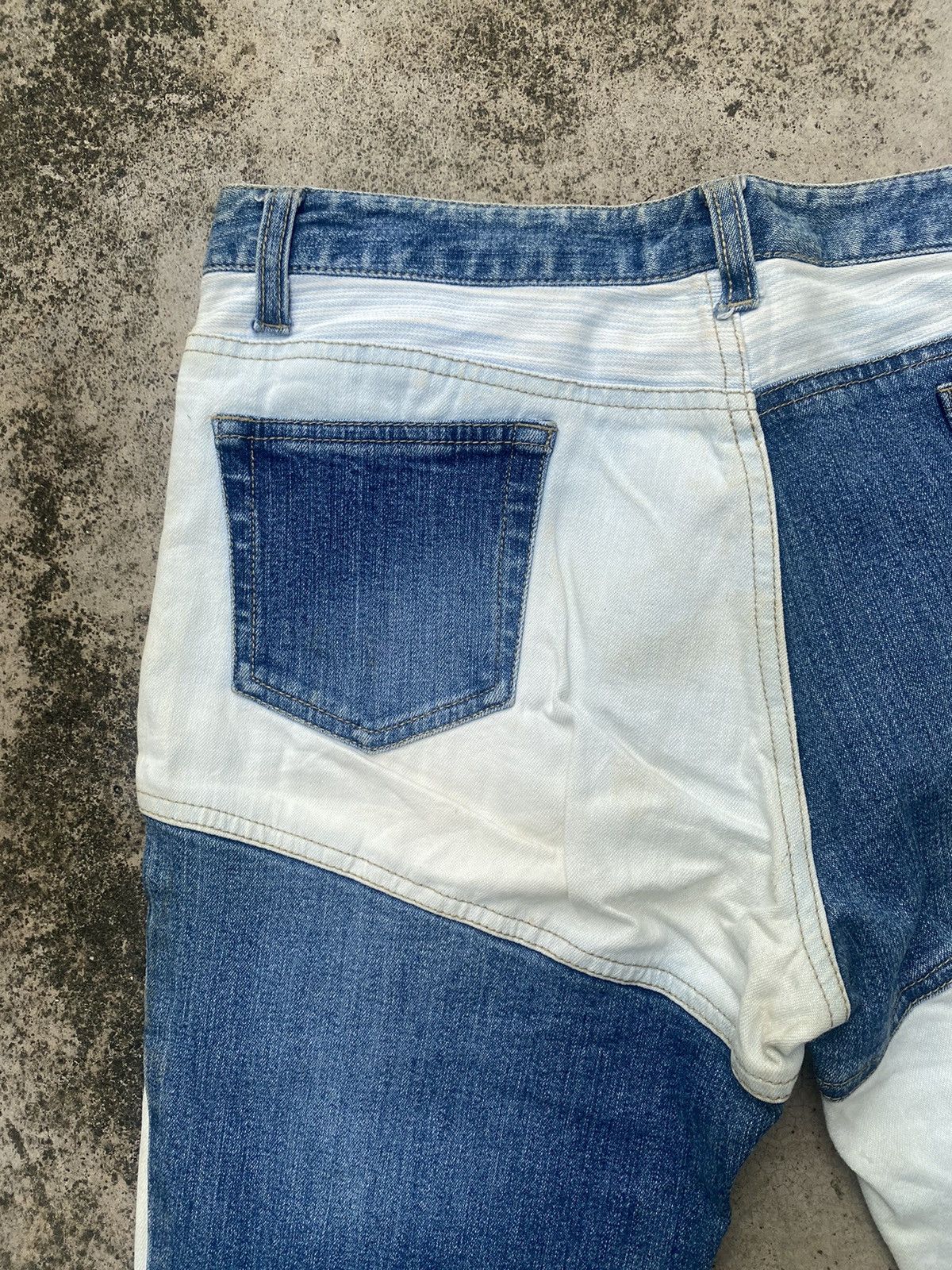 If Six Was Nine × Japanese Brand Flare Jeans Oririn Hagi Painted Size US 29 - 19 Thumbnail