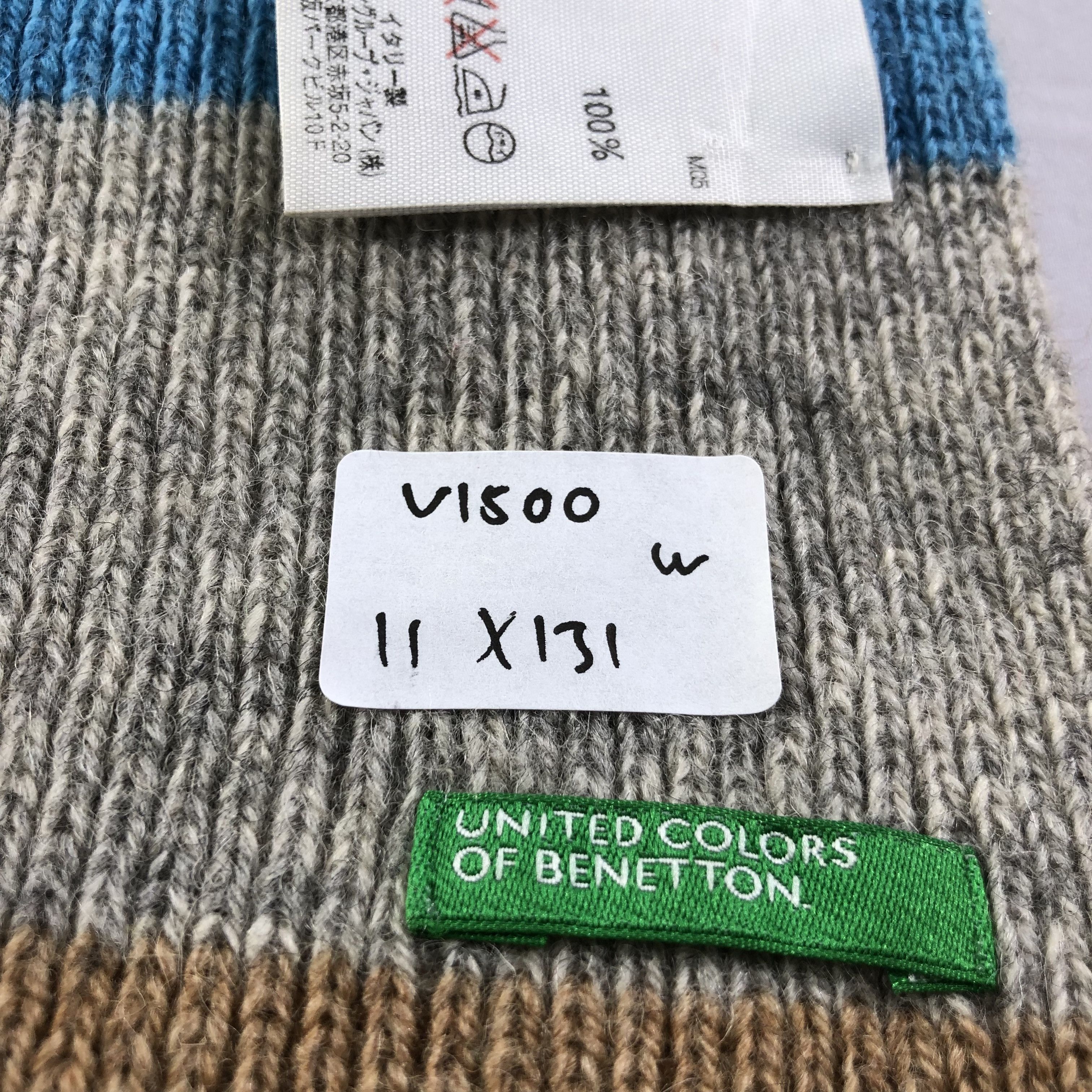 United Colors Of Benetton United Colors Of Benetton Multicolor Scarf Muffler V1500 Size ONE SIZE - 11 Thumbnail