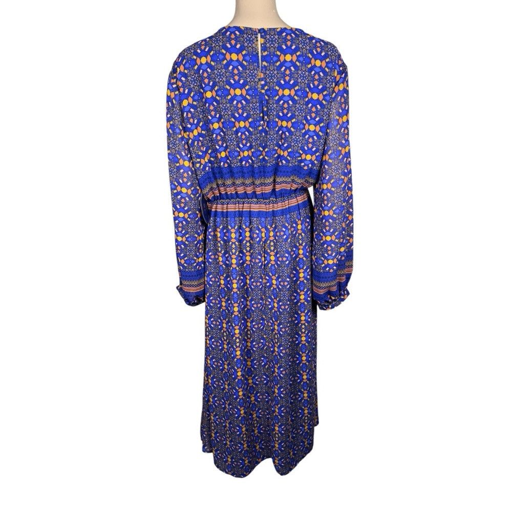 Other NWT New Scoop Printed Long Sleeve Maxi Dress Size XXXL Size 3XL / US 20-22 - 4 Thumbnail