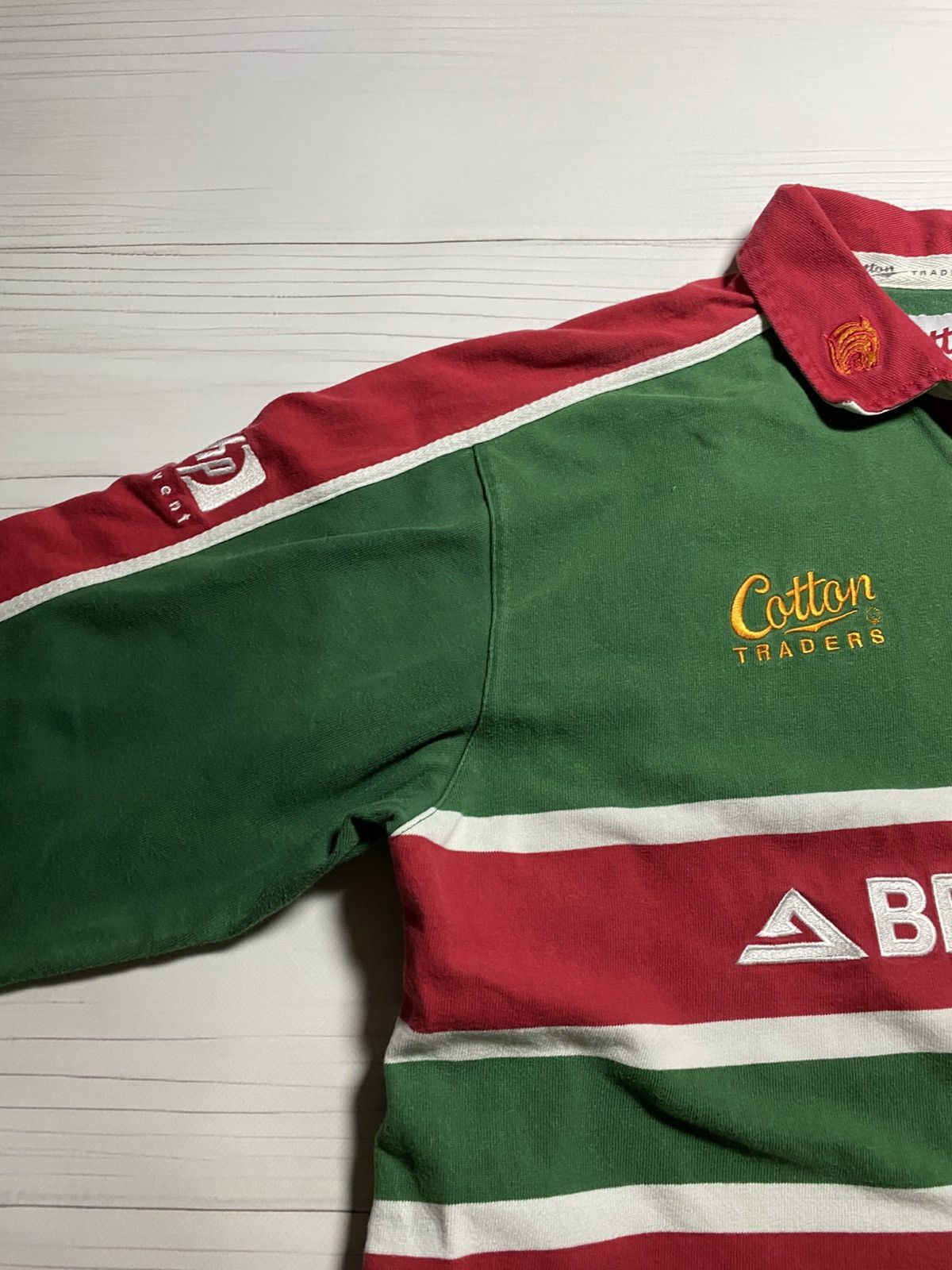 Cotton Traders Vintage Leicester Tigers 2001/02 home rugby y2k longsleeve Size US XL / EU 56 / 4 - 7 Thumbnail