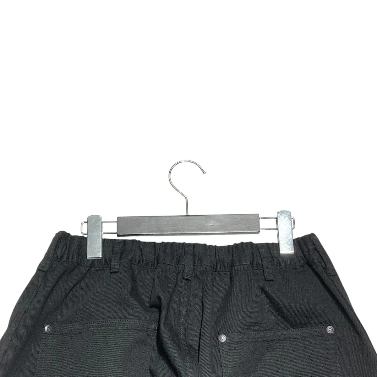Yohji Yamamoto BLACK Scandal Yohji Yamamoto 24FW elastic side work pants Size US 28 / EU 44 - 5 Thumbnail