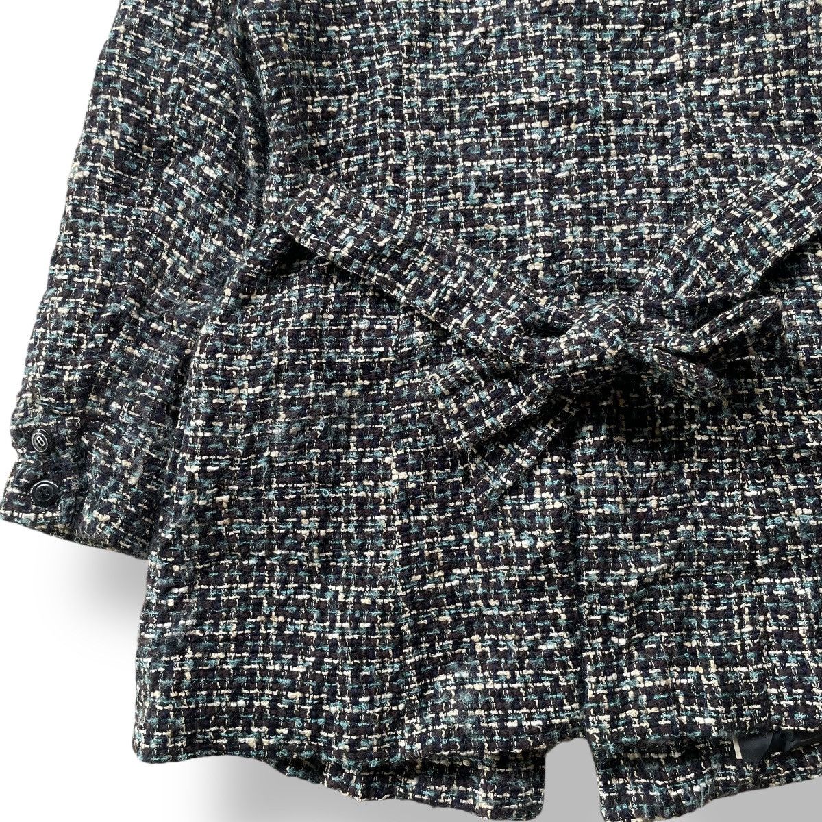 Michel Klein Michel Klein Paris Tweed Jacket Coat Winter Size S / US 4 / IT 40 - 12 Thumbnail