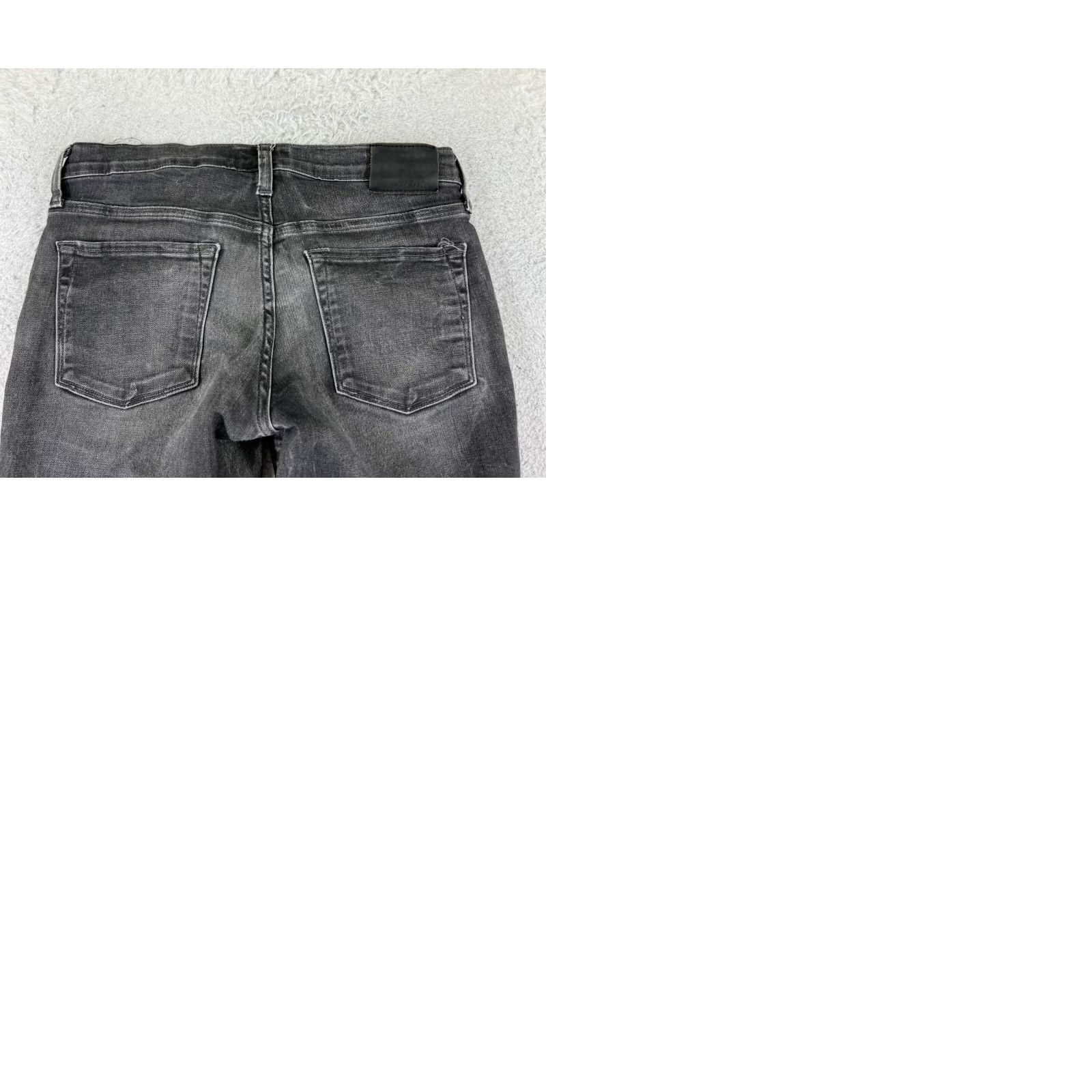 Lucky Brand Lucky Brand Jeans Womens 4 Black Skinny 5-Pocket Denim Zipper Pockets 26x27 Adult Womens Jeans Size 27" / US 4 / IT 40 - 10 Thumbnail