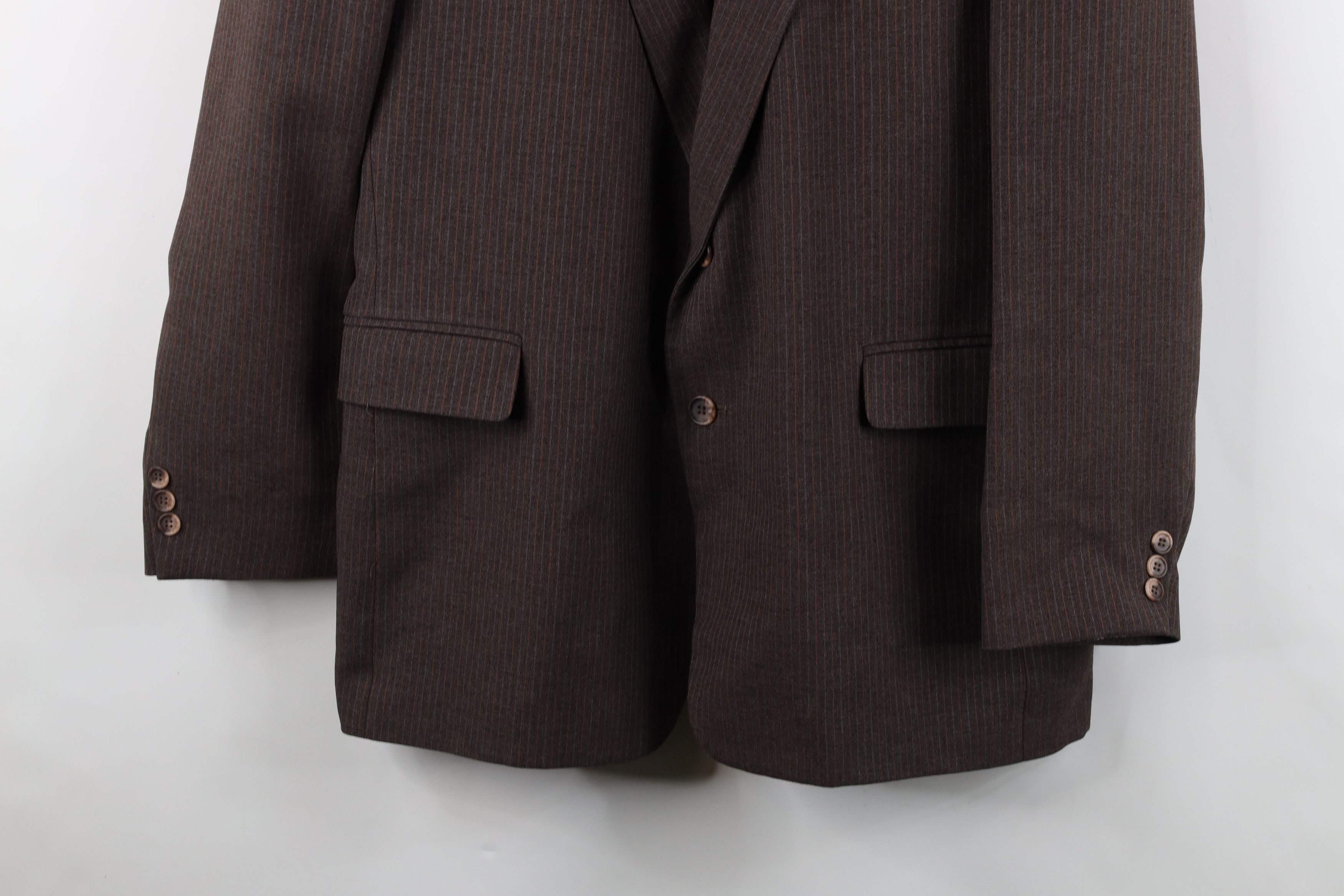 Vintage Vintage 70s Streetwear 2 Piece Suit Coat Blazer Jacket Vest Size US XXL / EU 58 / 5 - 3 Thumbnail
