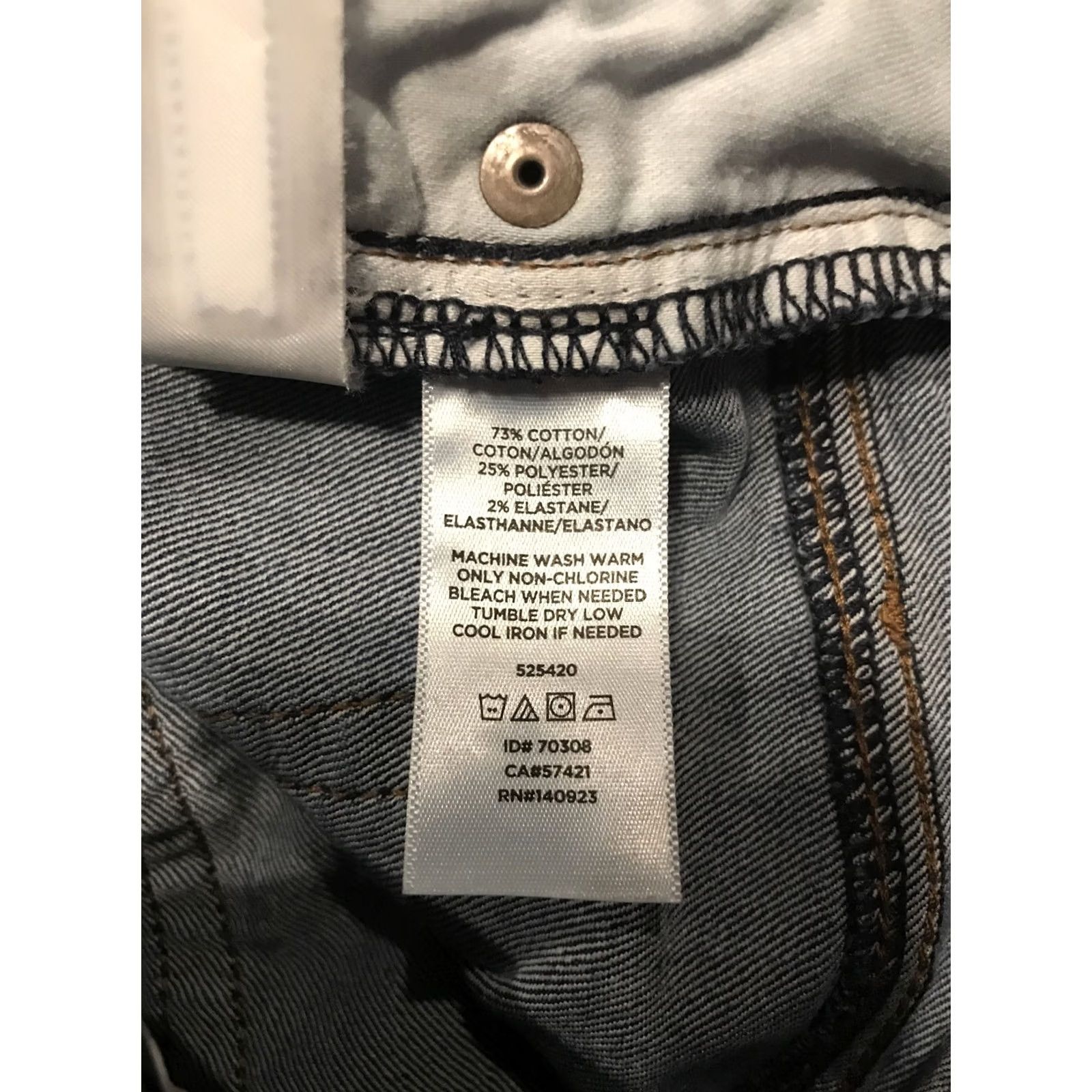 Loft LOFT Jeans Skinny Womens Size 4 Cotton Blend Stretch Jeans Blue 29 in 27 in Modern Slim Size 29" - 3 Thumbnail