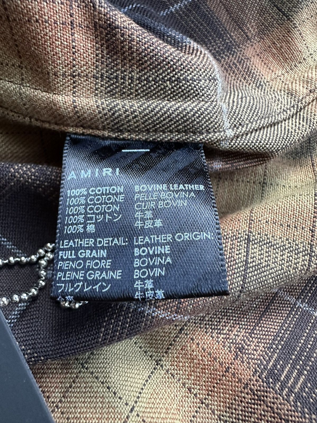 Amiri $890 Amiri leather star flannel shirt chai tea $890 🤑 Size US M / EU 48-50 / 2 - 22 Thumbnail