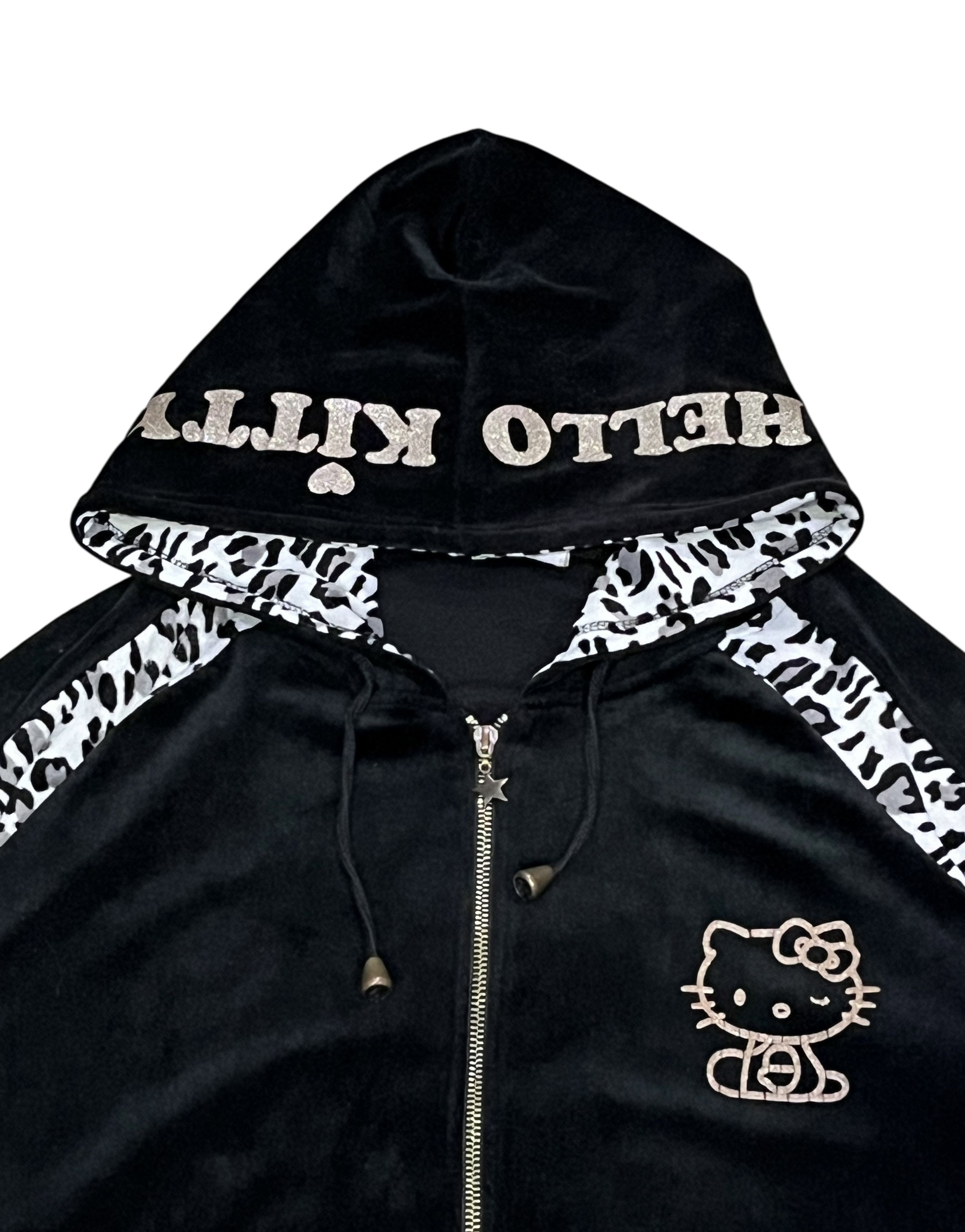 Ne-Net 🔥RARE JAPAN-ONLY HELLO KITTY Velvet Leopard Tracksuit Set Size US L / EU 52-54 / 3 - 5 Thumbnail