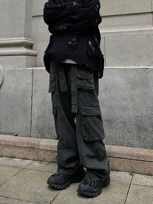 Vintage Kurumiya x Chie Multi Pocket Cargo Pants with a Stap Size US 34 / EU 50 - 6 Thumbnail