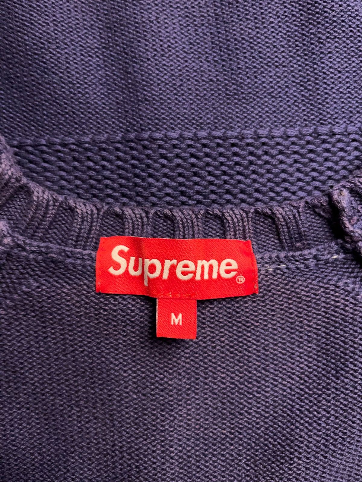 Supreme Supreme small box logo striped sweater Size US M / EU 48-50 / 2 - 3 Thumbnail