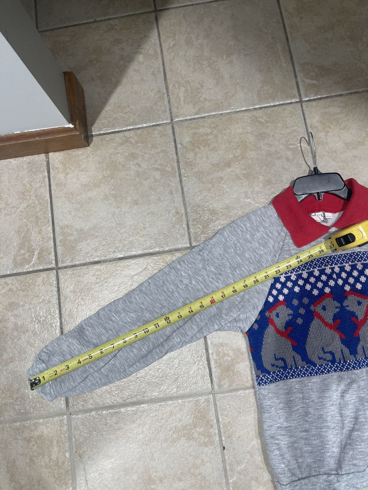 Other Vintage Collared Sweatshirt Sweater Cross Stitch Size S / US 4 / IT 40 - 6 Thumbnail