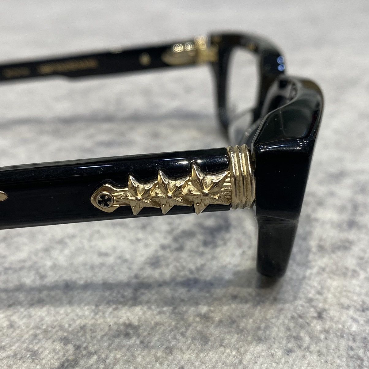 Chrome Hearts CHROME HEARTS ASSTRAORDINAIRE - A BLACK - 18K GOLD PLATED Size ONE SIZE - 3 Thumbnail