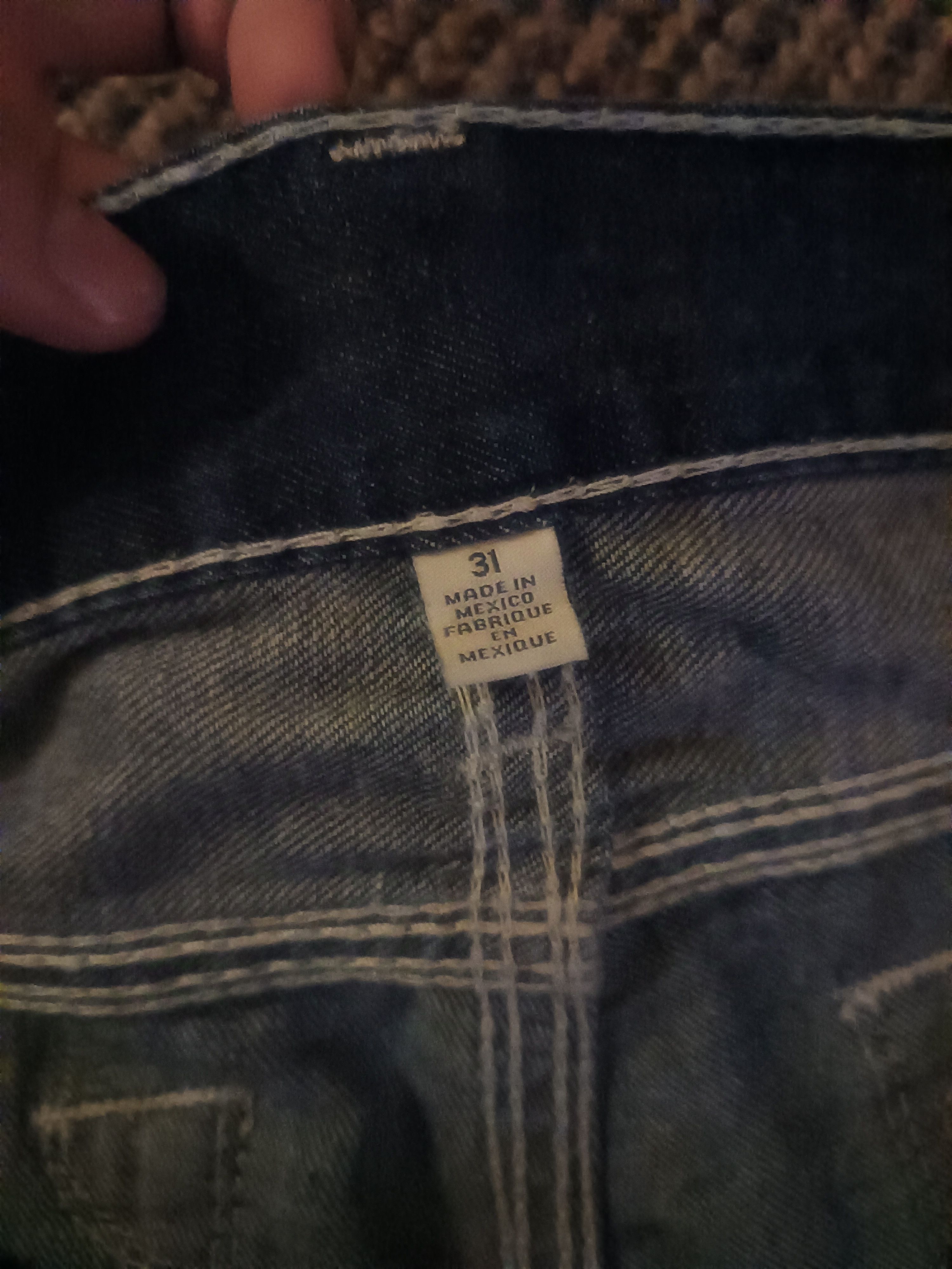 True Religion 🔥🔥 Vintage rare TRUE RELIGION Straight Big QT Size US 31 - 7 Thumbnail