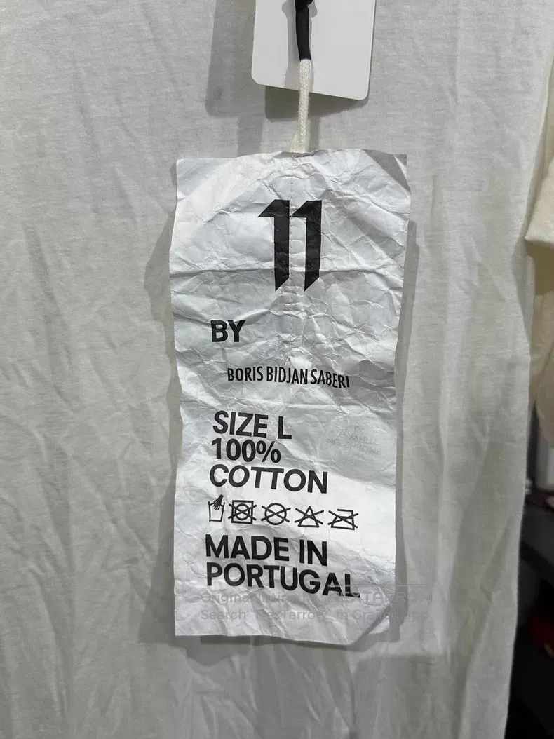 Boris Bidjan Saberi Boris Bidjan Saberi T1S Basic Short-Sleeve Base T-Shirt| Size US L / EU 52-54 / 3 - 5 Thumbnail