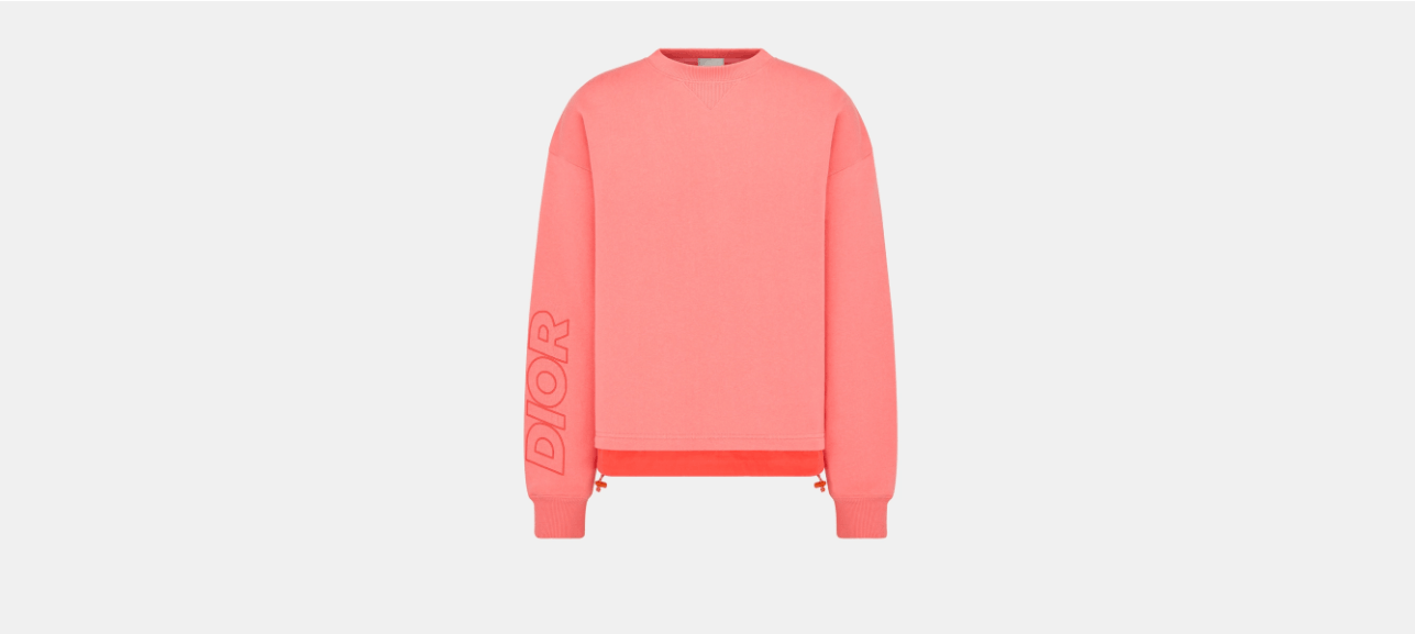 o1w1db10624 Oversized Sweatshirts in Coral