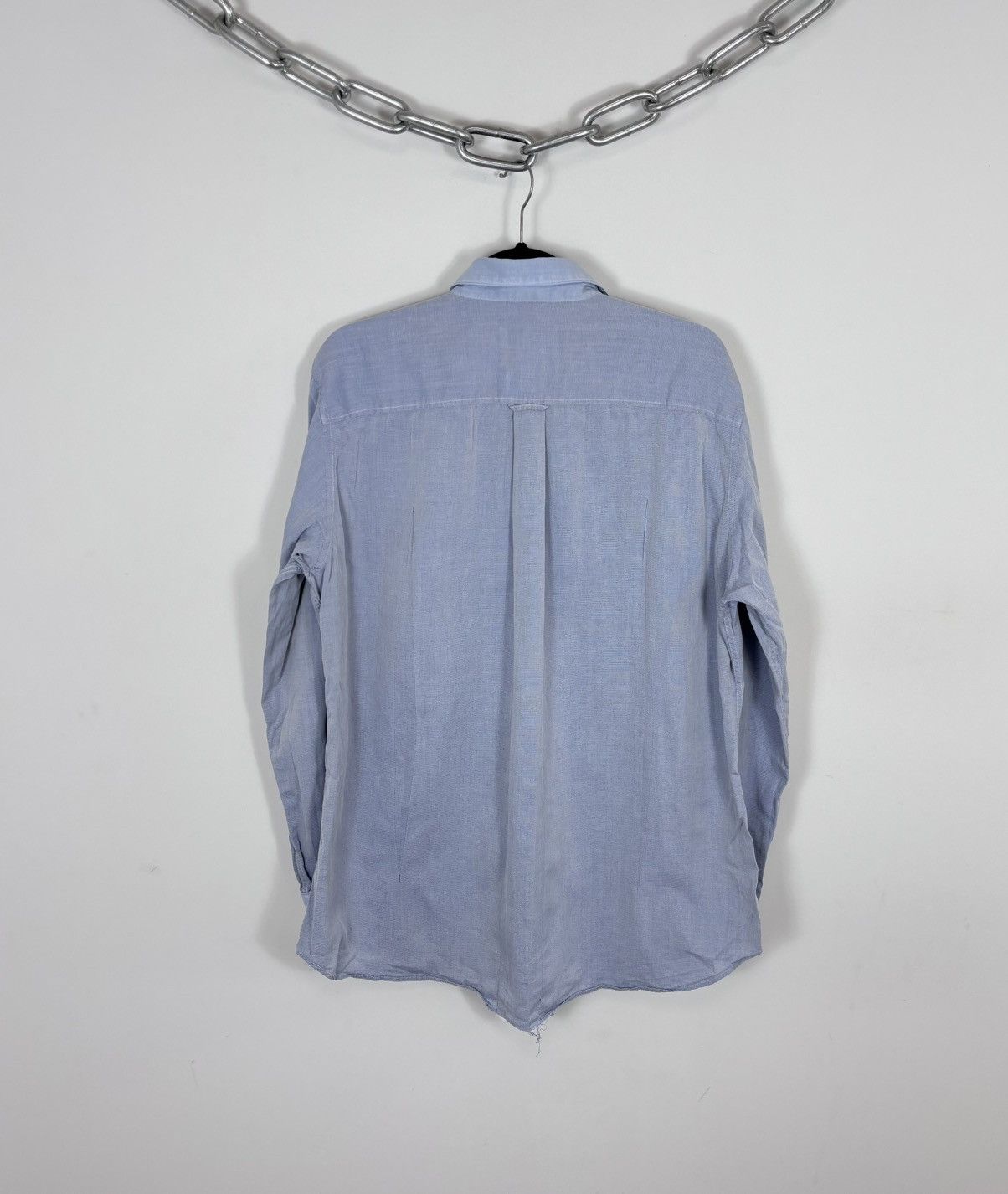 Dolce & Gabbana Dolce & Gabbana Men’s Light Blue Button Up Long Sleeve Shirt Size US L / EU 52-54 / 3 - 19 Thumbnail