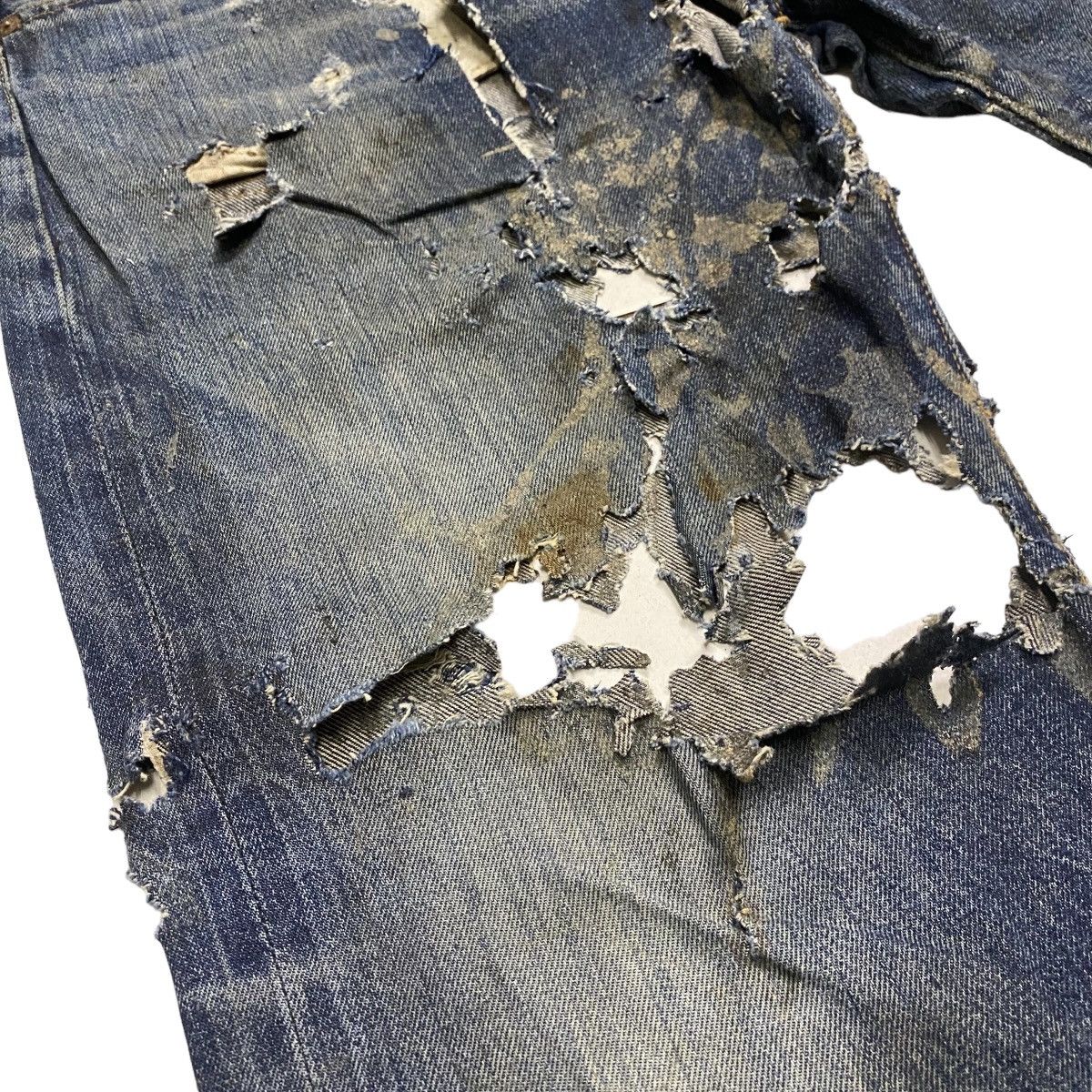 Levi's Levis Selvedge 501XX Big E Vintage distressed Size US 33 - 8 Thumbnail