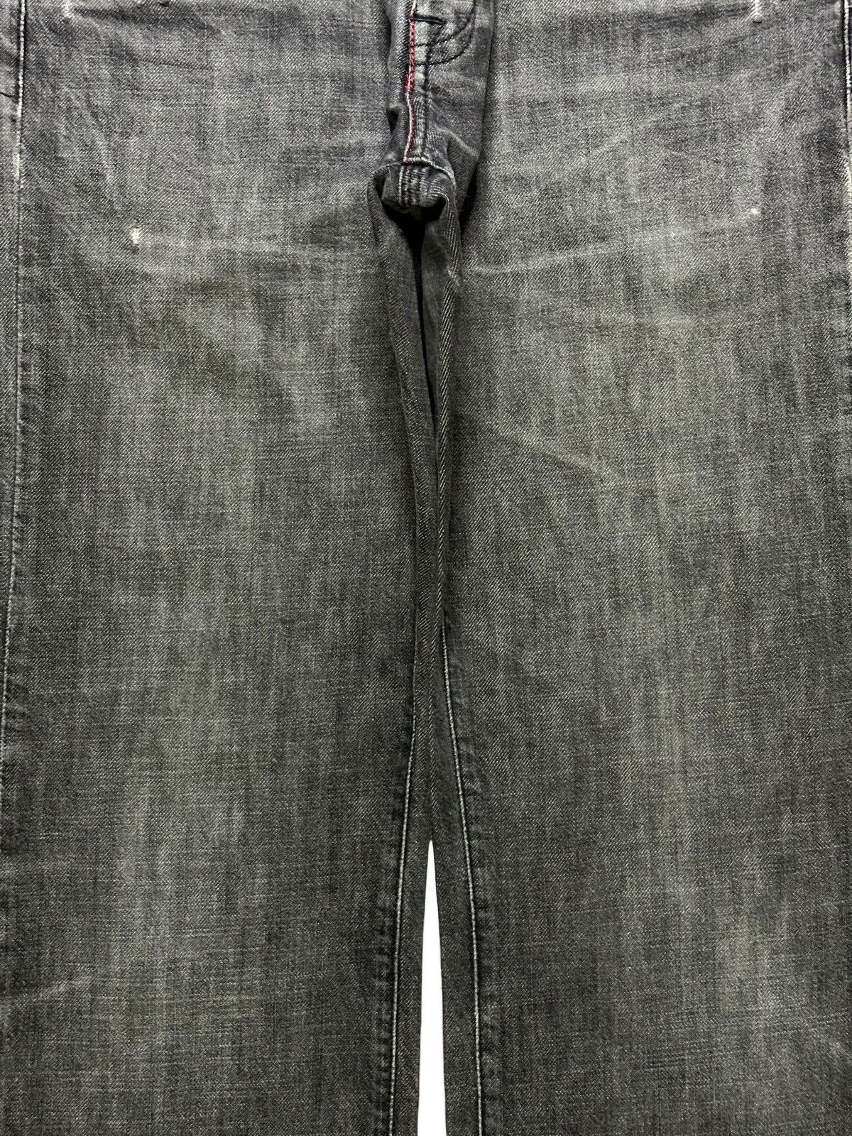 Japanese Brand × Seditionaries Vintage Japanese Brand Skull Embroidery Mud Wash Loose Jeans Size US 32 / EU 48 - 5 Thumbnail