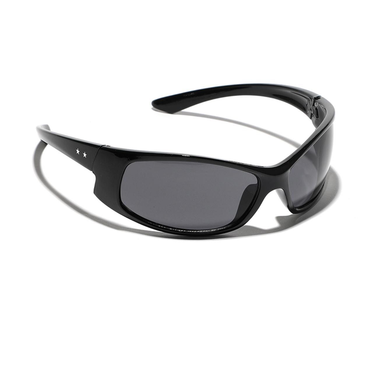 Japanese Brand Y2k Avant Garde Futuristic Cat Eye Black Sunglasses Unisex Size ONE SIZE - 7 Thumbnail