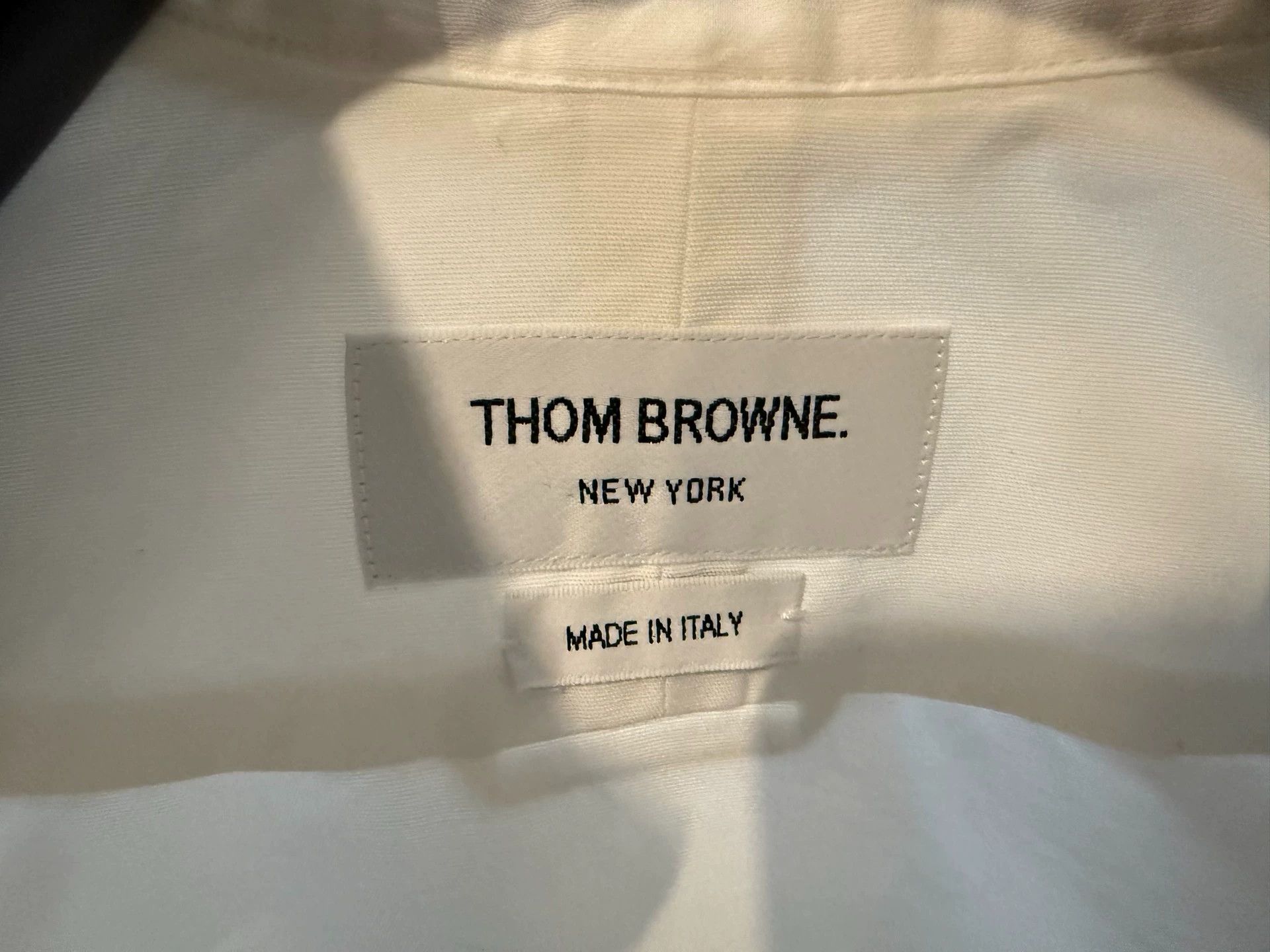 Thom Browne Thom Browne Women's Rare 4-Bar White Oxford Shirt Size XS / US 0-2 / IT 36-38 - 3 Thumbnail