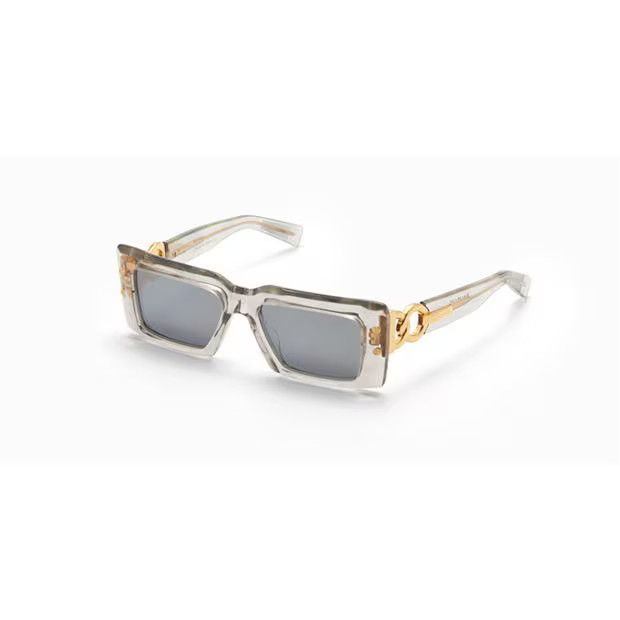 Balmain o1g2r1mq1024 Size: OS / Sunglasses in Grey & Gold Size ONE SIZE - 2 Thumbnail