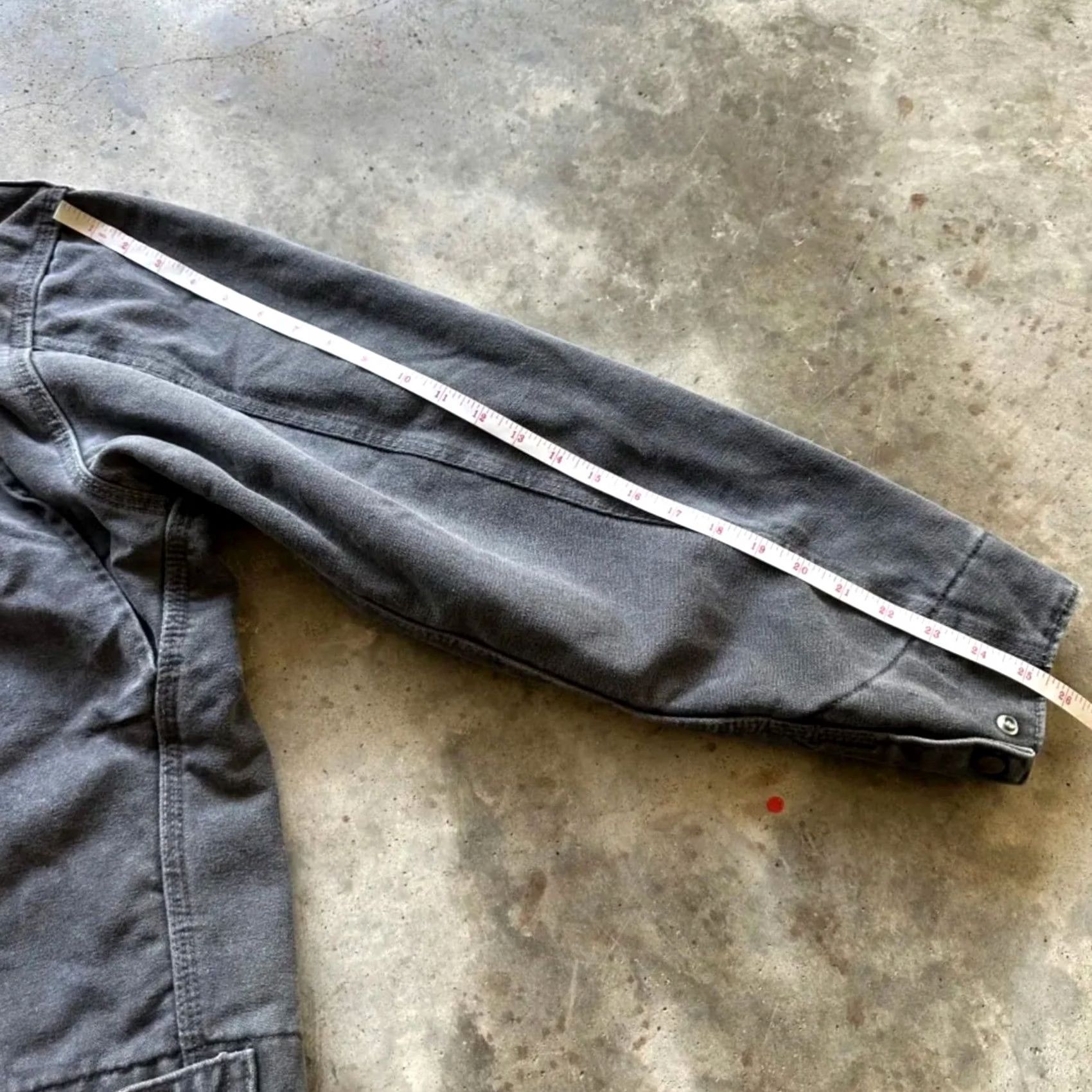 Carhartt VINTAGE Carhartt J97 PTL Petrol Gray Blanket Lined Detroit Jacket Size L Mens Gray Jacket Size US L / EU 52-54 / 3 - 8 Thumbnail