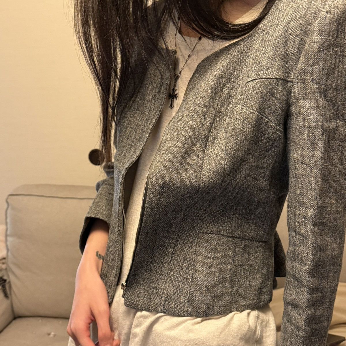 Balenciaga BALENCIAGA 00s OLD STRUCTURED BLOUSON ZIPPED JACKET Size S / US 4 / IT 40 - 11 Thumbnail