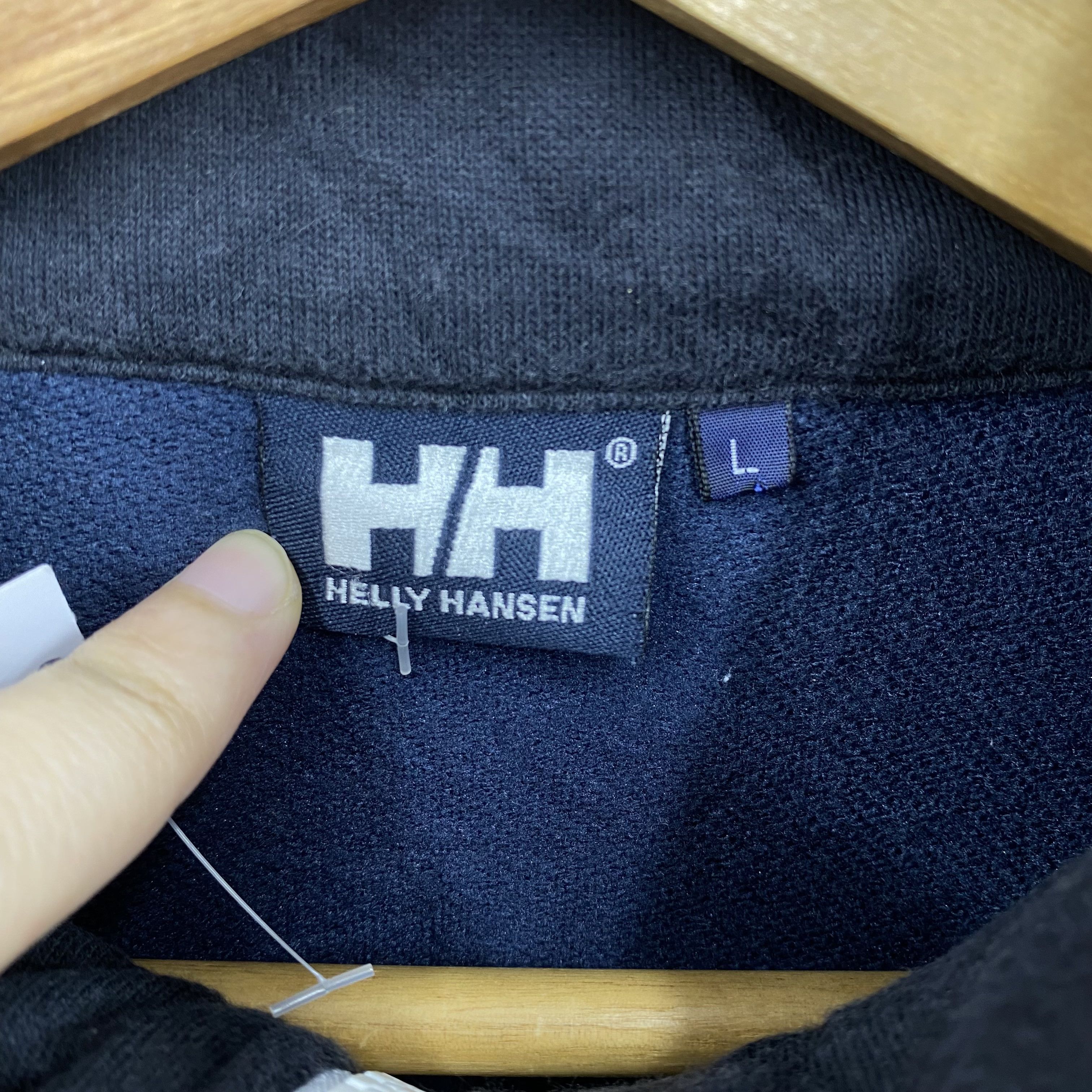 Helly Hansen Vintage Y2K Helly Hansen Full Zip Sweater Jacket Workwear Size US L / EU 52-54 / 3 - 7 Thumbnail
