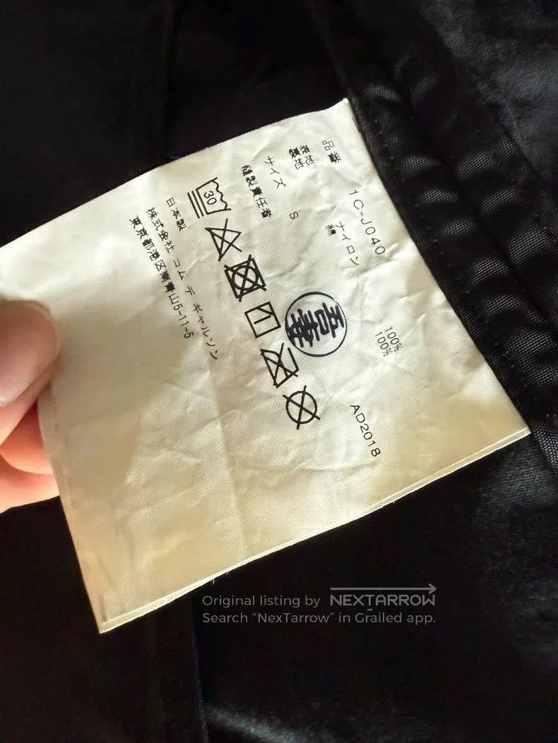 Comme des Garcons Comme Des Garcons Black Torn Effect Mid-Length Western Sty Size S / US 4 / IT 40 - 5 Thumbnail