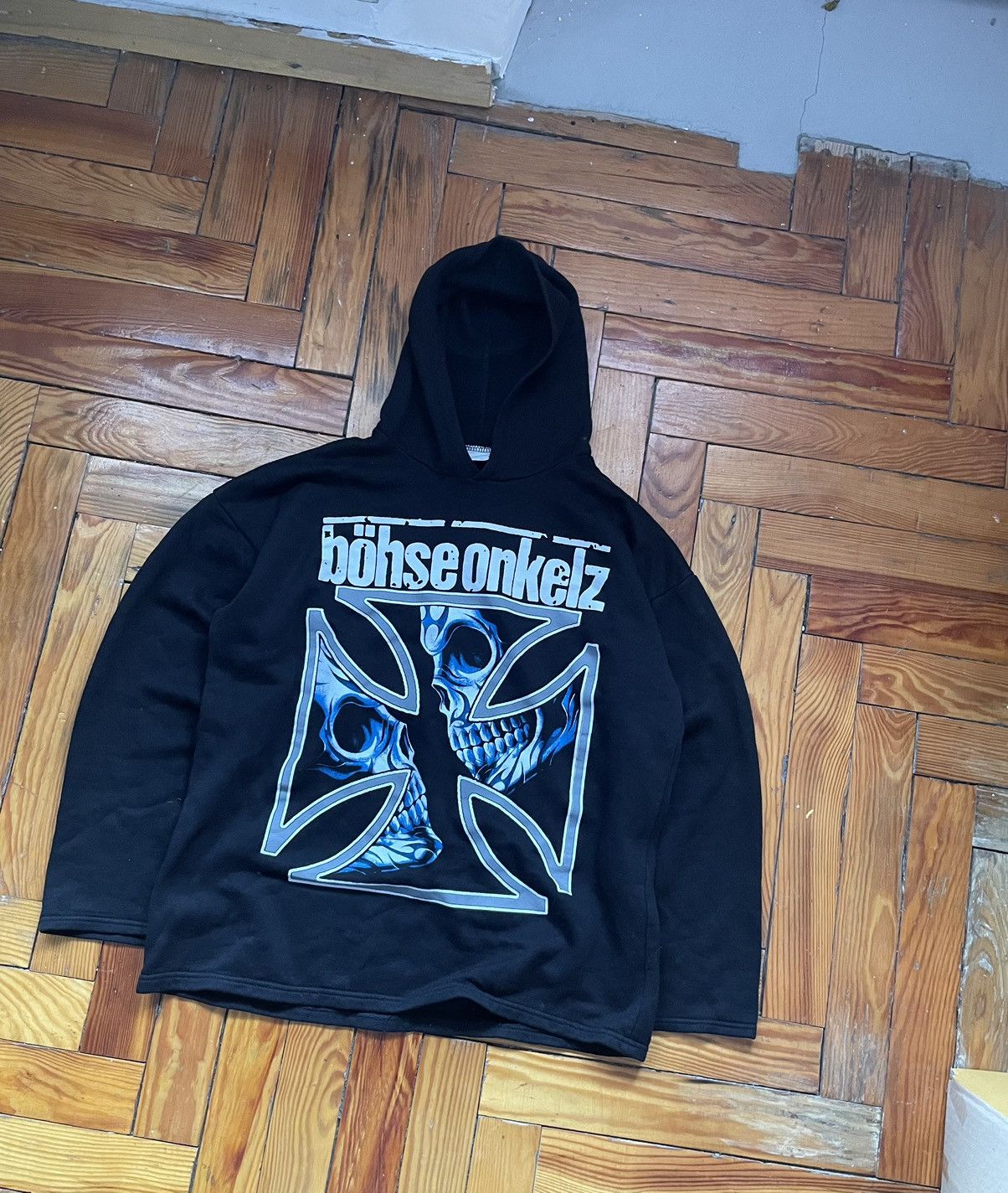 Japanese Brand Vintage bohze onkelz West Coast choppers style hoodie Size US L / EU 52-54 / 3 - 1 Thumbnail