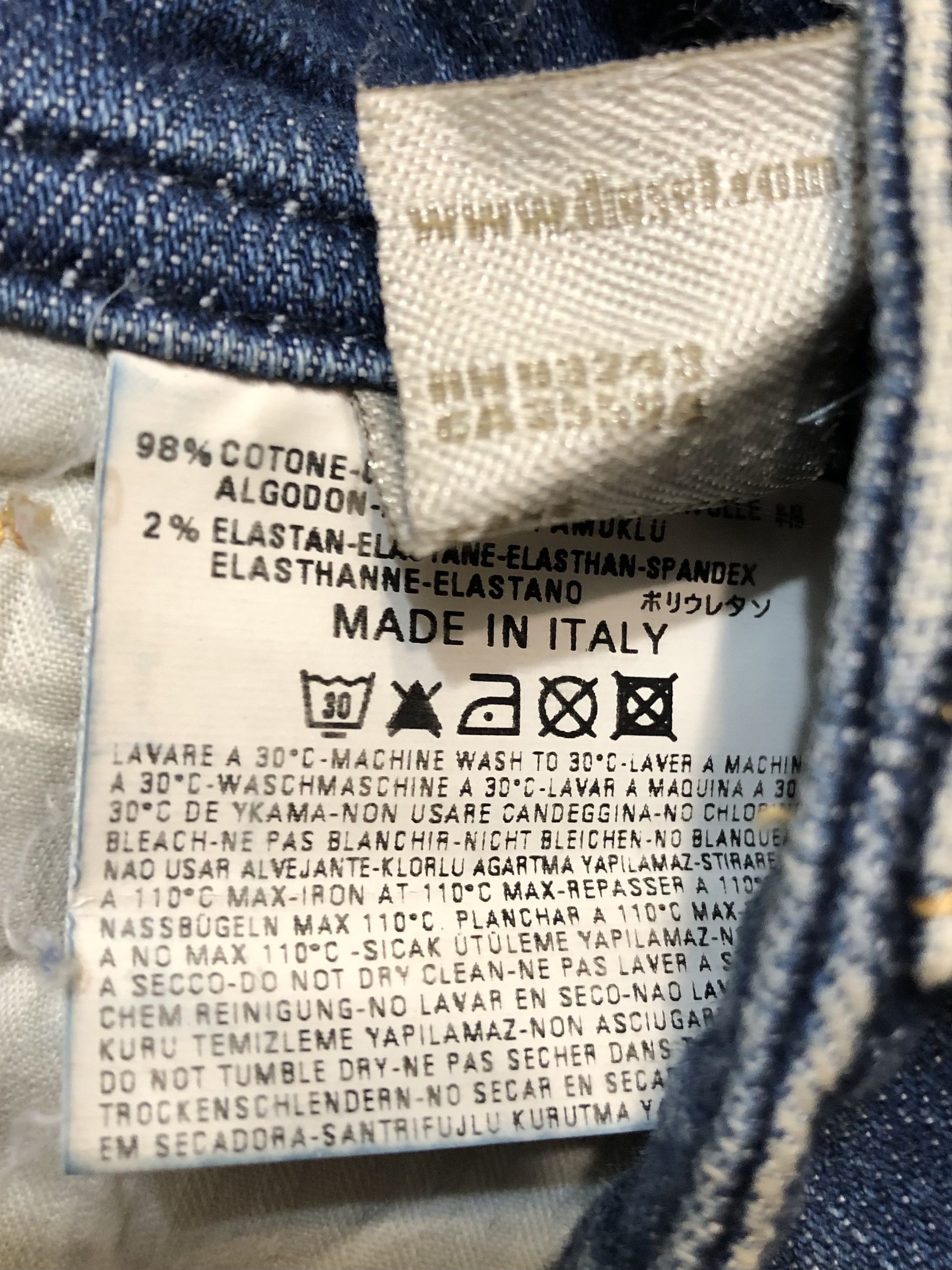 Diesel Crazy Vintage Diesel Denim Jeans Pants Made in Italy Size 28" / US 6 / IT 42 - 8 Thumbnail