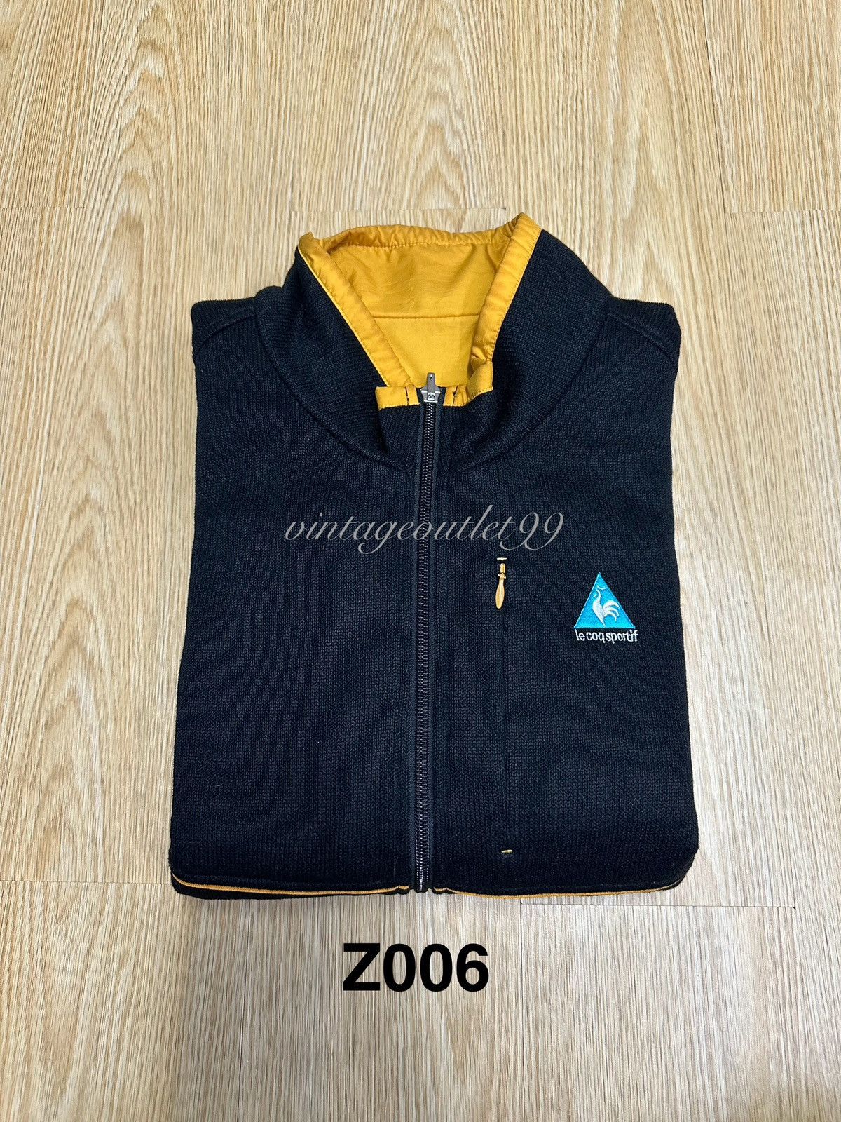 Le Coq Sportif Vintage Le coq sportif Reversible Zipper Jacket Z06 Size US L / EU 52-54 / 3 - 15 Thumbnail