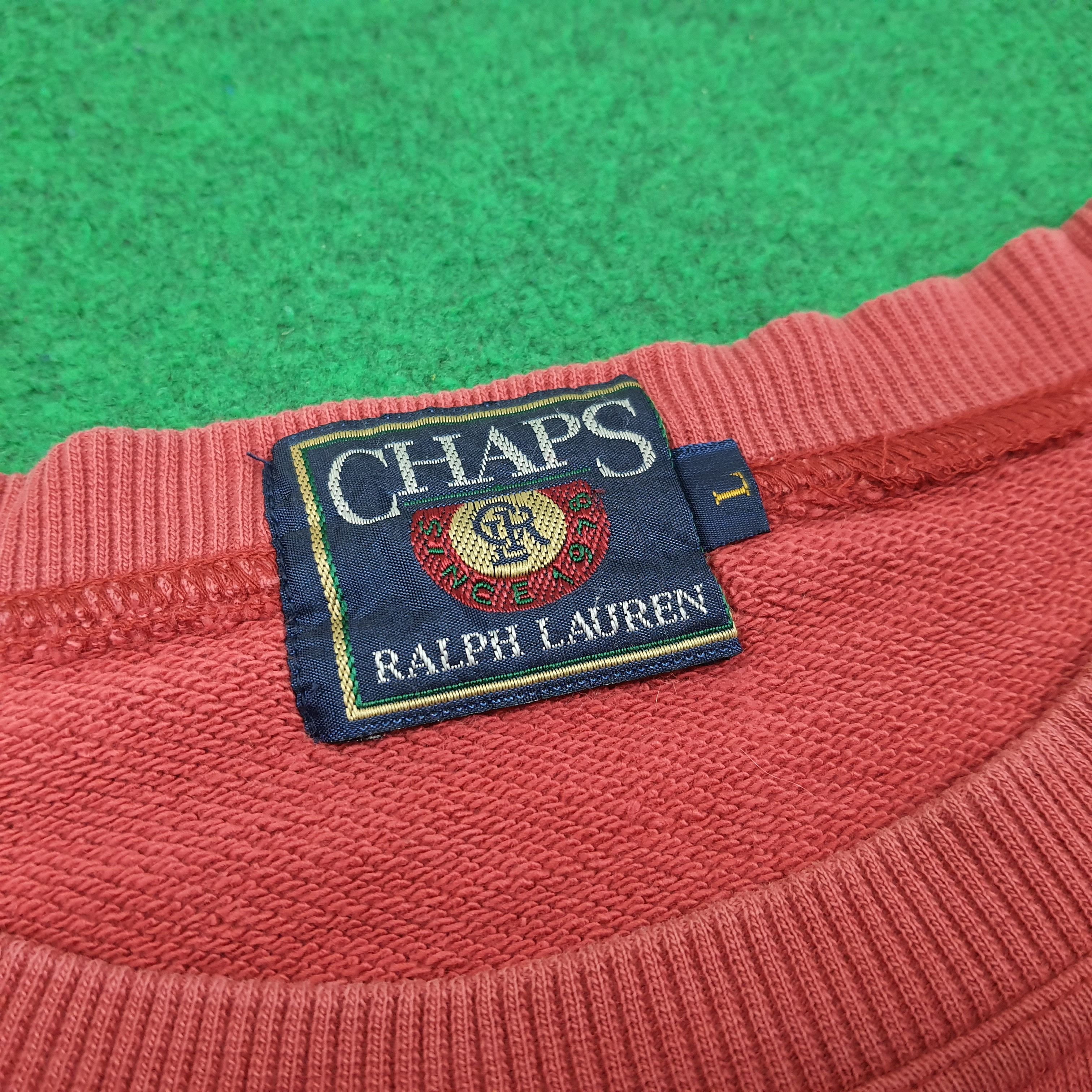 Chaps Ralph Lauren × Vintage Vintage Chaps Ralph Lauren CRL Sweatshirt C237N19 Size US XL / EU 56 / 4 - 3 Thumbnail