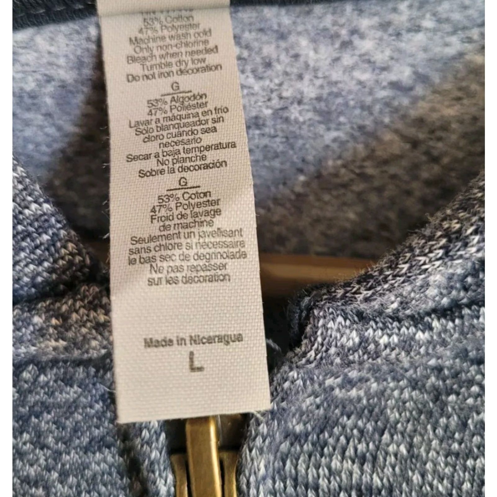 Next Level Austin Eastciders Logo Sewn Full Zip Hoodie Sweatshirt L Men Blue Cotton Blend 53% Cotton 47% Polyester Zip Up Size US L / EU 52-54 / 3 - 4 Thumbnail