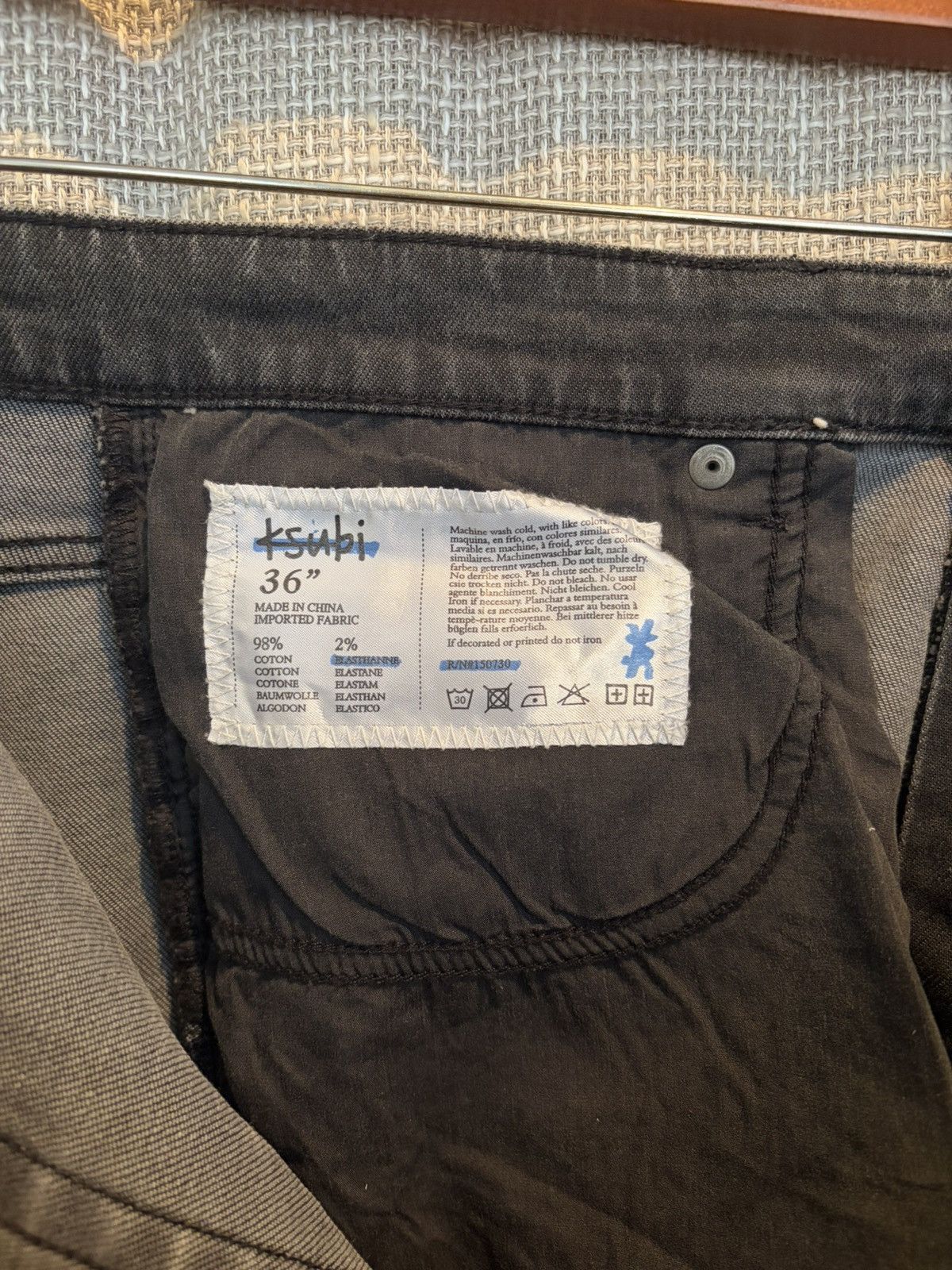 Ksubi × Travis Scott Ksubi Travis Scott 🔥🔥 Distressed Dark Grey Denim Jeans Size US 36 / EU 52 - 5 Thumbnail