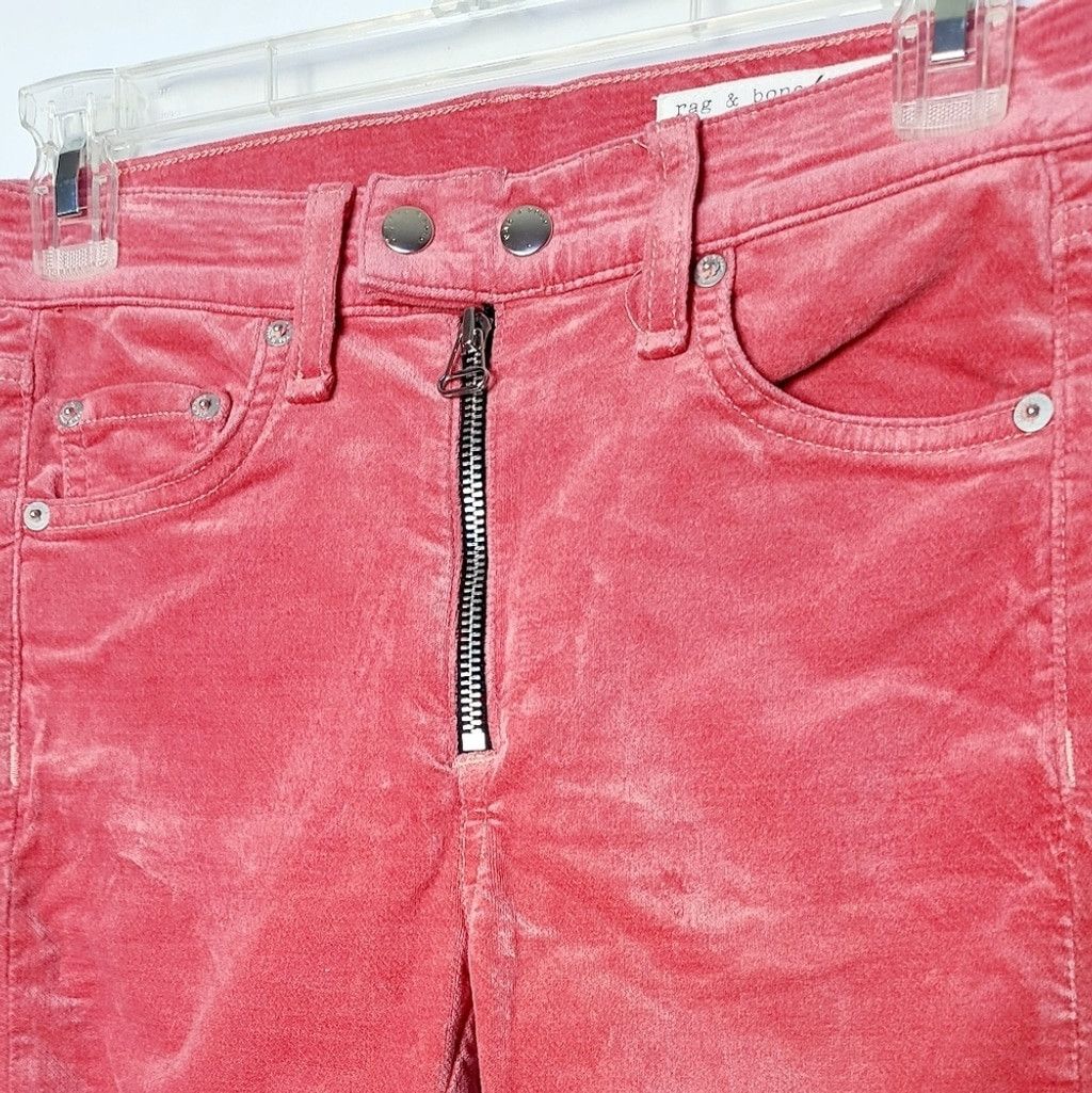 Rag & Bone NWOT Limited Edition RAG & BONE Dojo high velvet jeans 24 Size 24" / US 00 / IT 34 - 7 Thumbnail