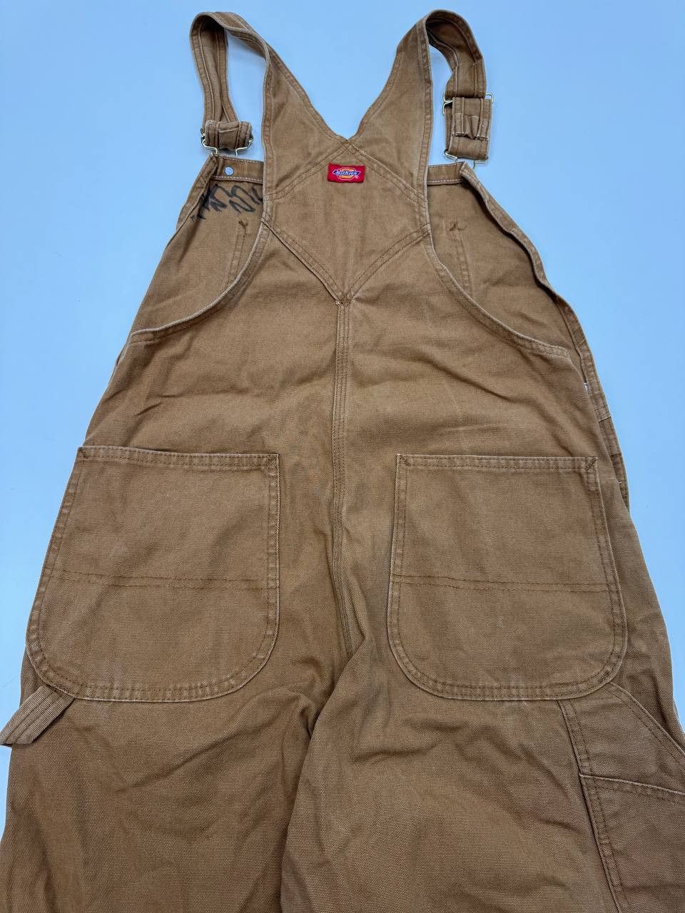 Dickies Vintage Dickies Arbeitslatzhose Herren Braun Size US 38 / EU 54 - 13 Thumbnail